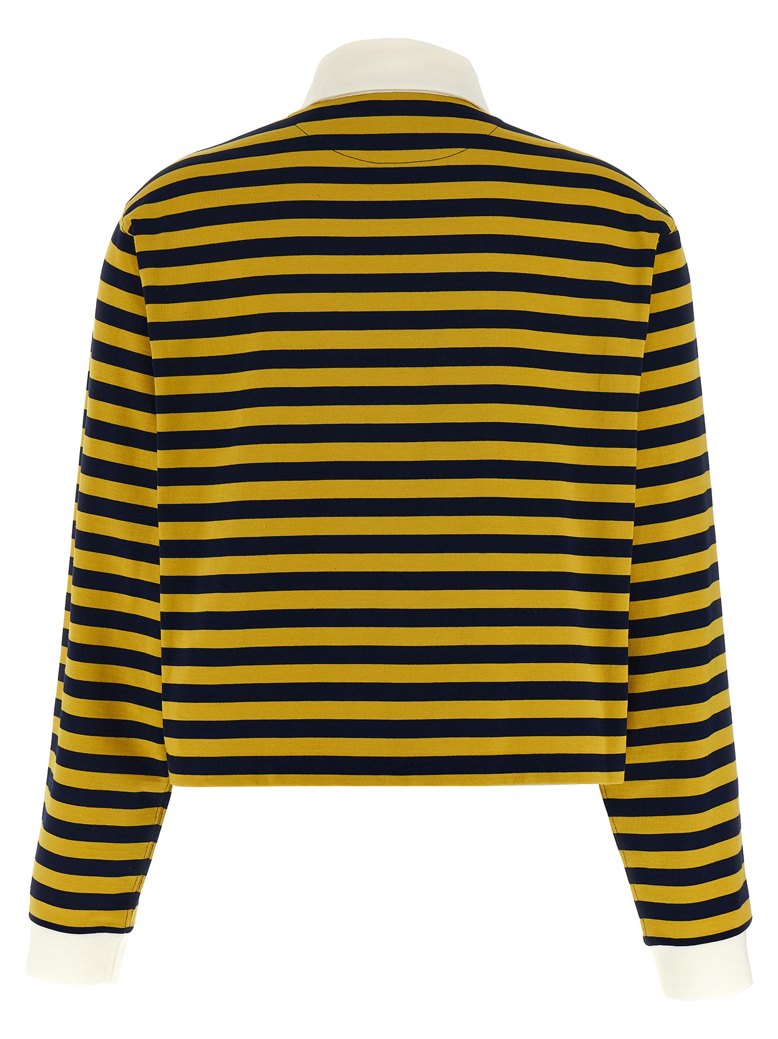 Striped polo shirt MJL075SOOO17OUF03QG (MIU MIU / ポロシャツ ) | MIU MIU (ミュウミュウ)(1)