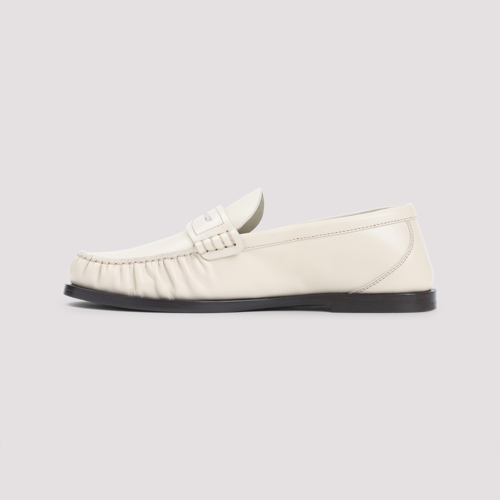 Ivory leather loafers 820648AAELH1001 (Saint Laurent / ローファー ) | Saint Laurent (サンローラン)(2)