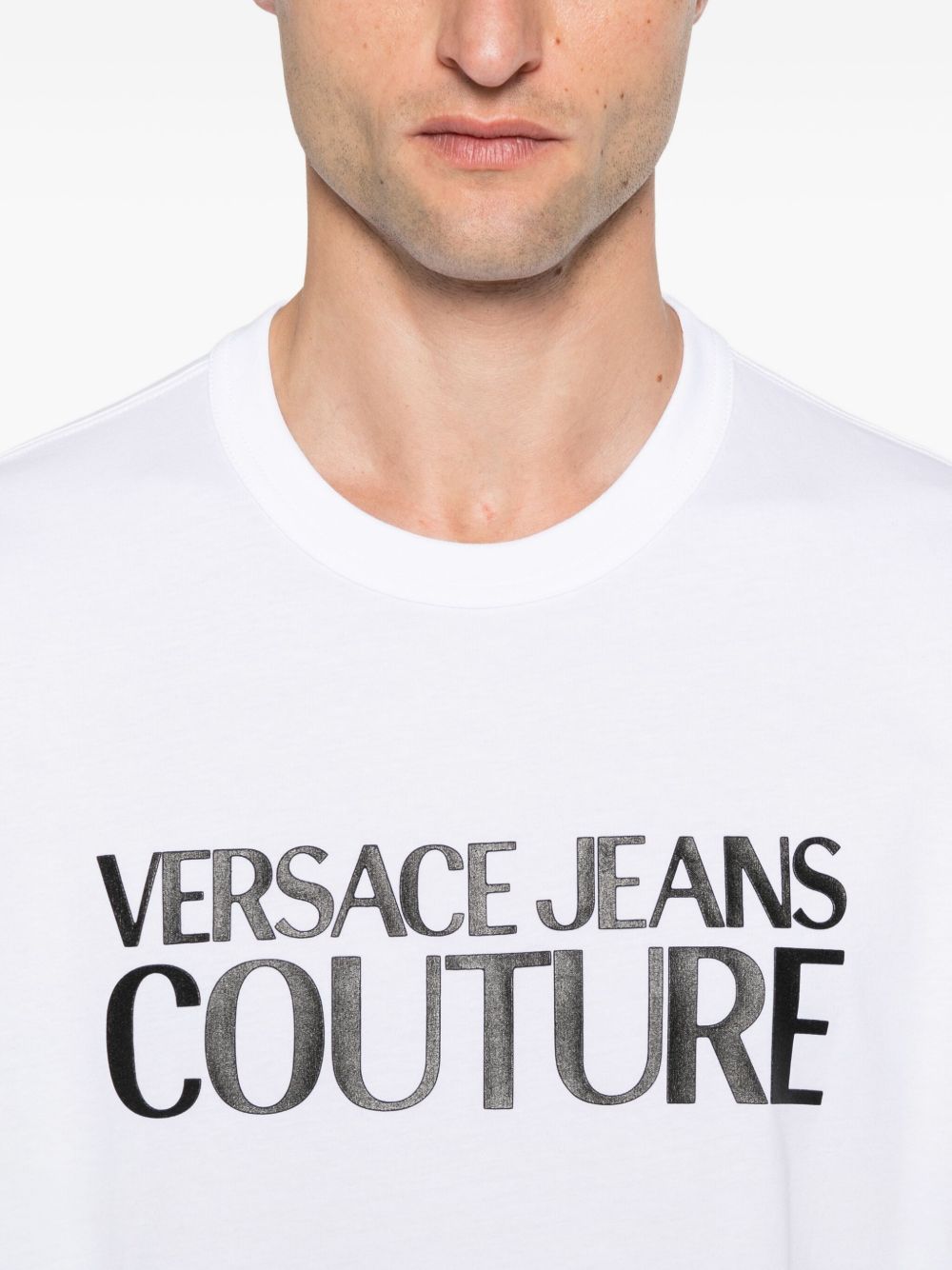 VERSACE JEANS COUTURE T-shirts and Polos White 79GAHE05CJ00E003 (VERSACE JEANS COUTURE / Tシャツ・カットソー ) | VERSACE JEANS COUTURE (ヴェルサーチェ ジーンズ クチュール)(2)