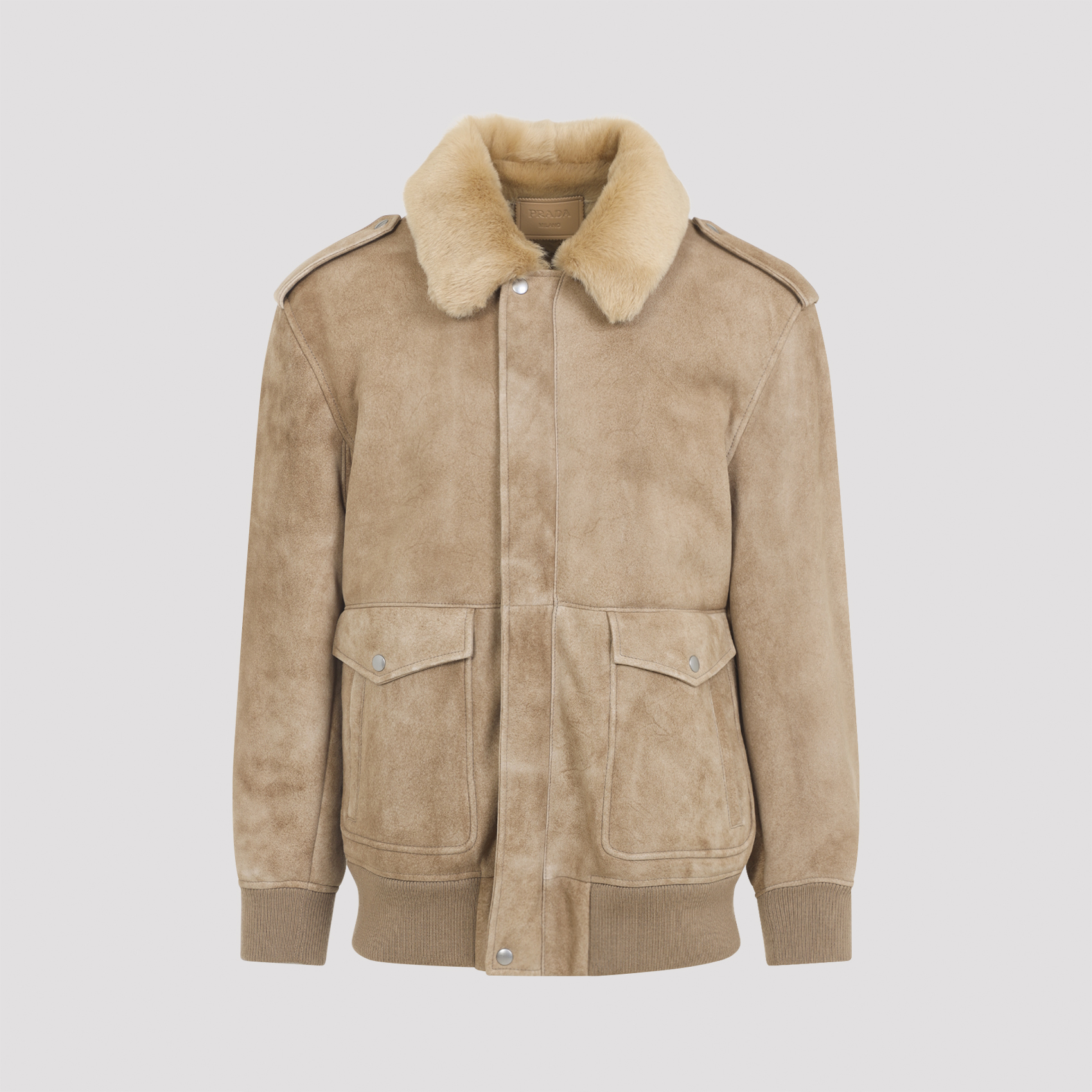 Sheepskin bomber jacket 58A237SOOO172LF0065 (Prada / レザー&ファージャケット・コート ) | Prada (プラダ)(6)
