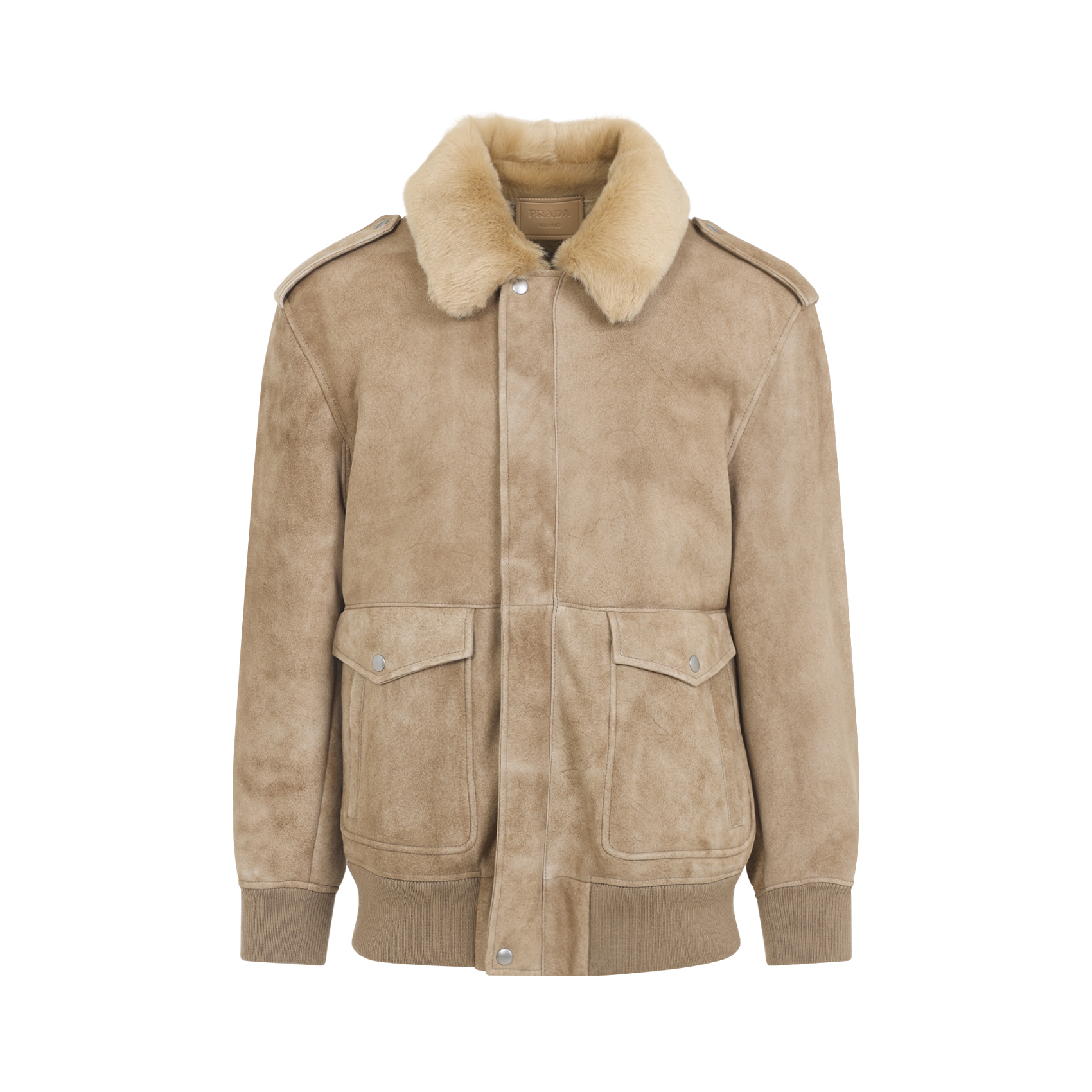 Sheepskin bomber jacket 58A237SOOO172LF0065 (Prada / レザー&ファージャケット・コート ) | Prada (プラダ)