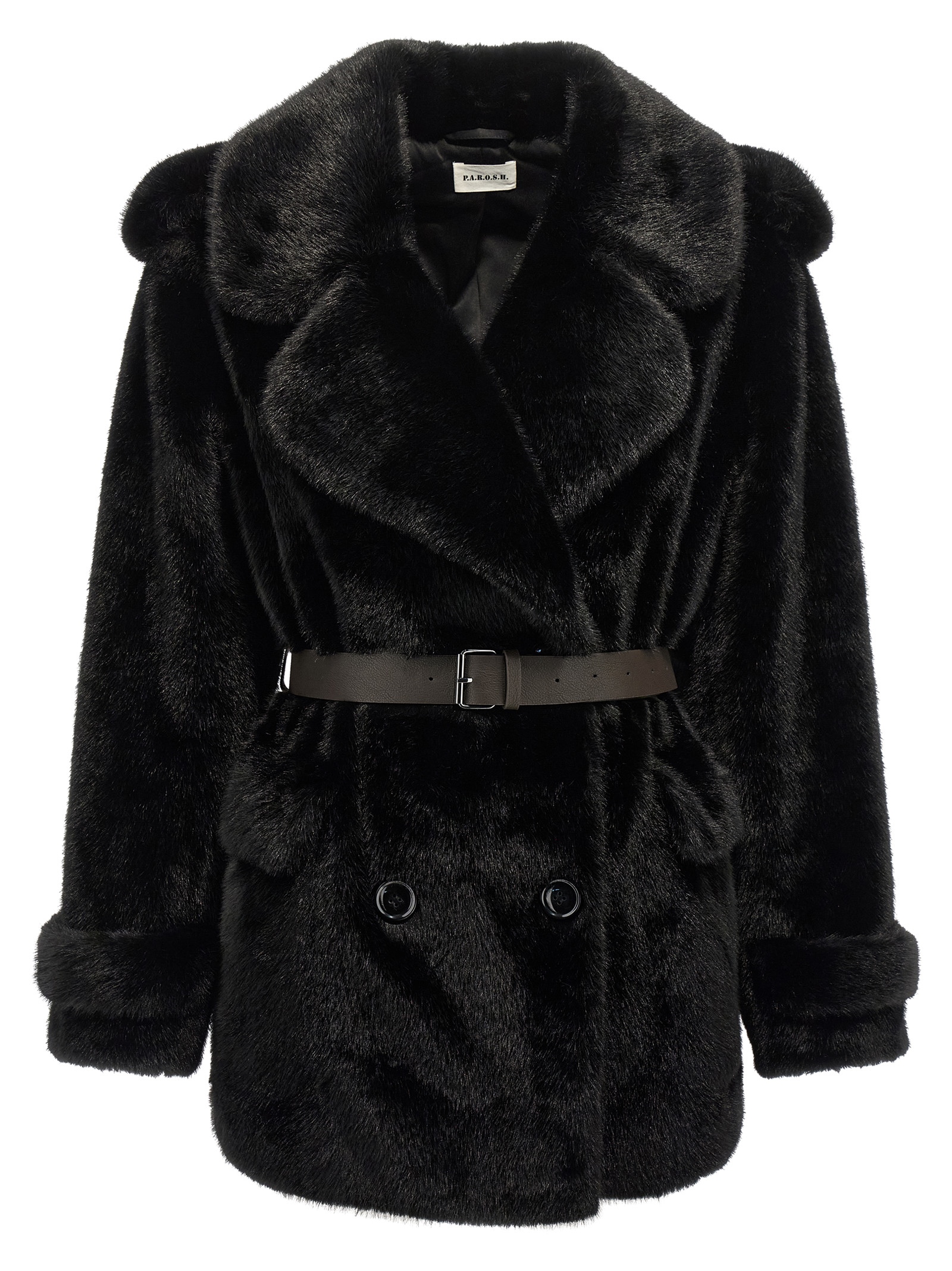 Faux fur coat D431732PULSE813 (P.A.R.O.S.H. / レザー&ファージャケット・コート ) | P.A.R.O.S.H. (パロッシュ)