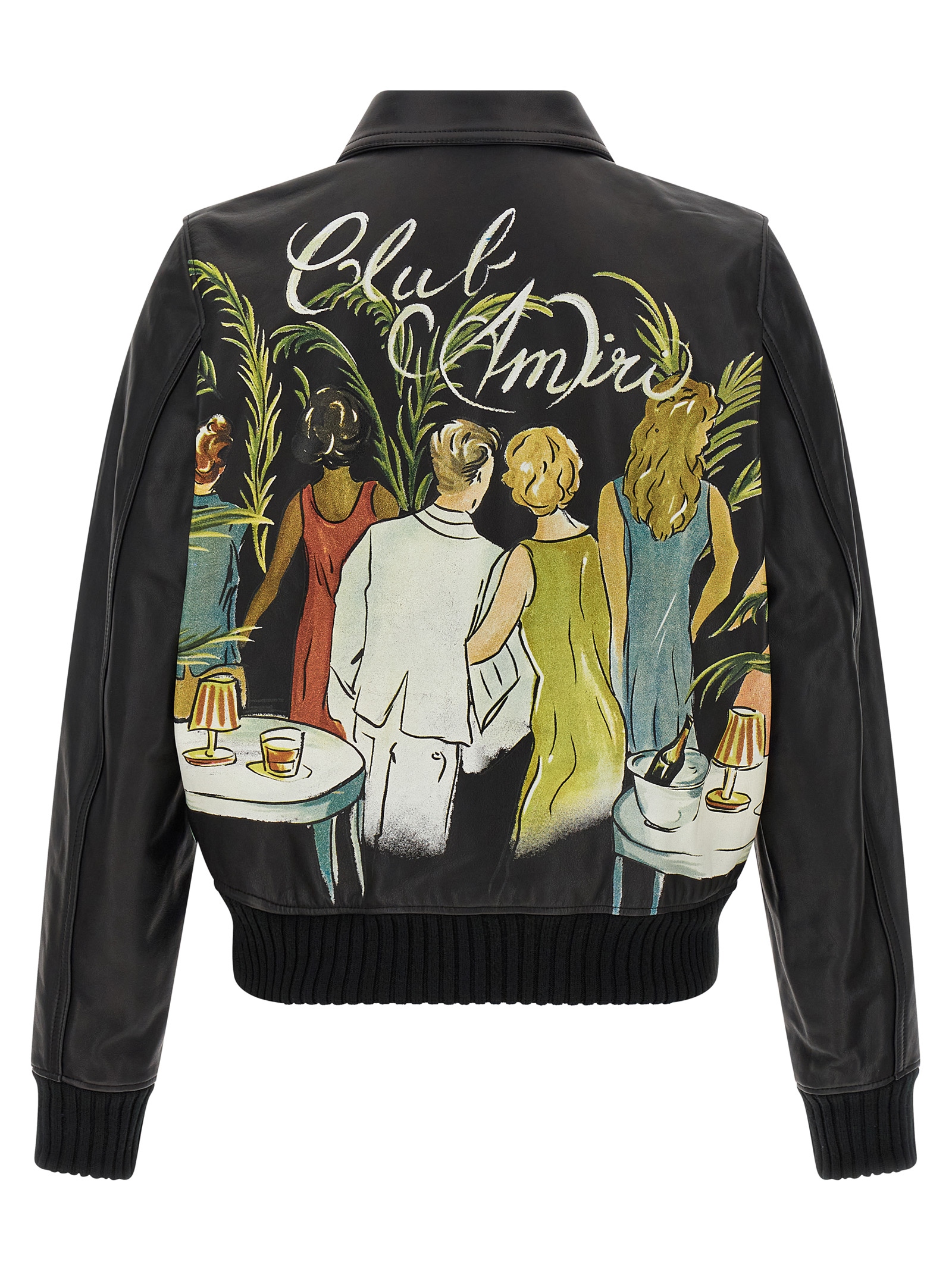 'Bar Scene' bomber jacket AMLTBN1030BLACK (AMIRI / レザー&ファージャケット・コート ) | AMIRI (アミリ)(1)