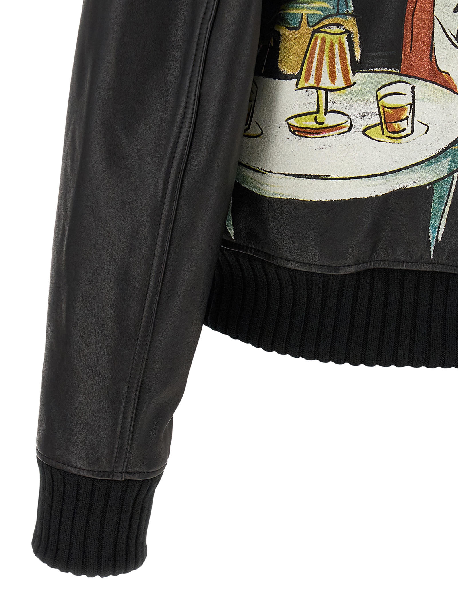 'Bar Scene' bomber jacket AMLTBN1030BLACK (AMIRI / レザー&ファージャケット・コート ) | AMIRI (アミリ)(3)