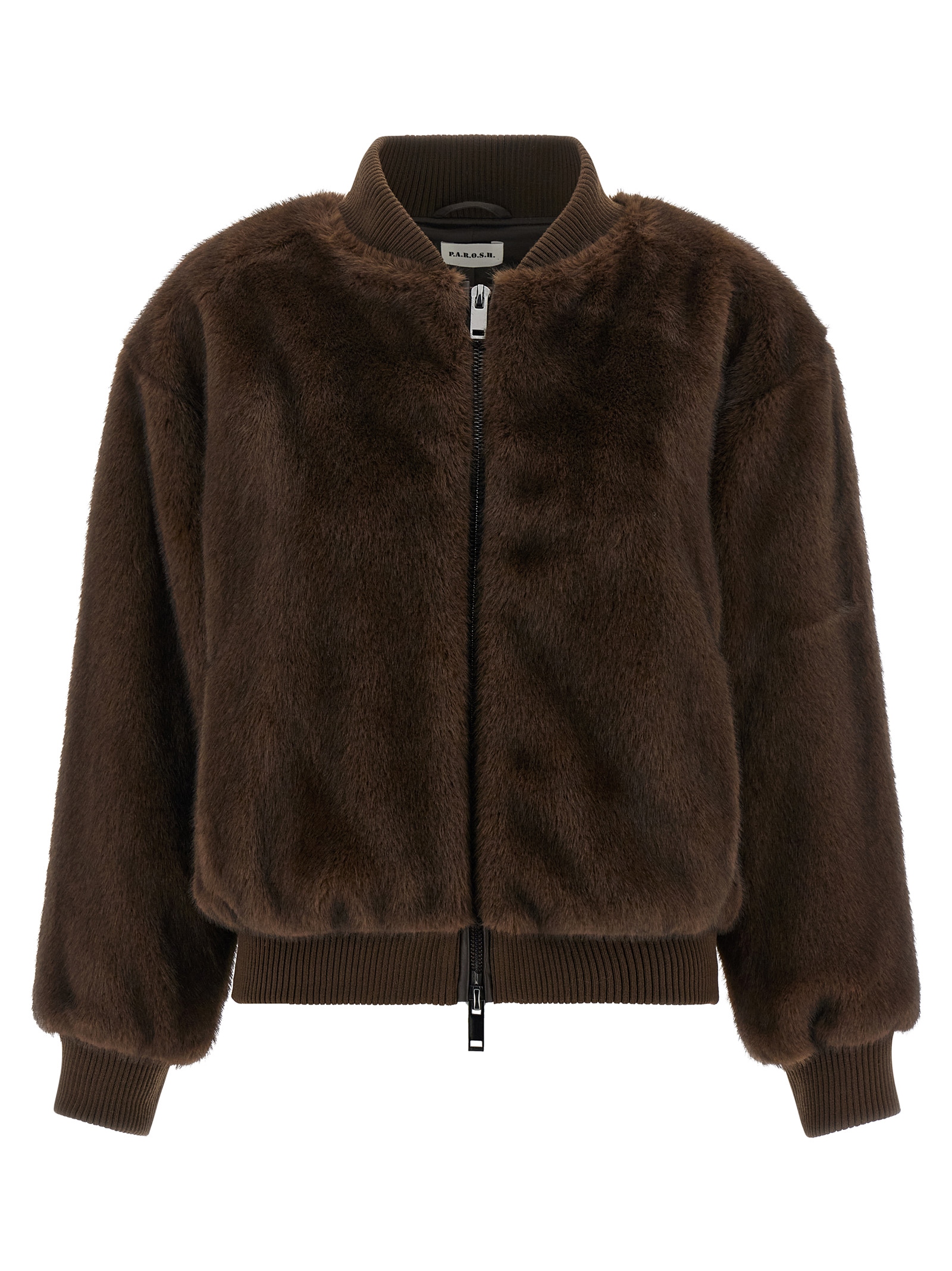 Faux fur bomber jacket D431754PULSE808 (P.A.R.O.S.H. / レザー&ファージャケット・コート ) | P.A.R.O.S.H. (パロッシュ)