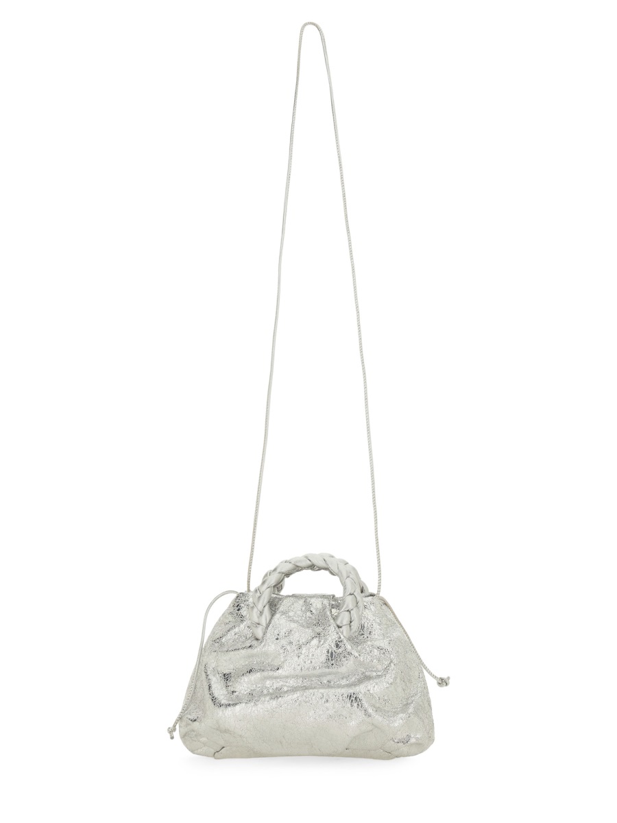 "BOMBON CRINKLED METALLIC" BAG BOMCMWBA250064LIGHTSILVER (HEREU / ハンドバッグ・ショルダーバッグ ) | HEREU (へリュー)