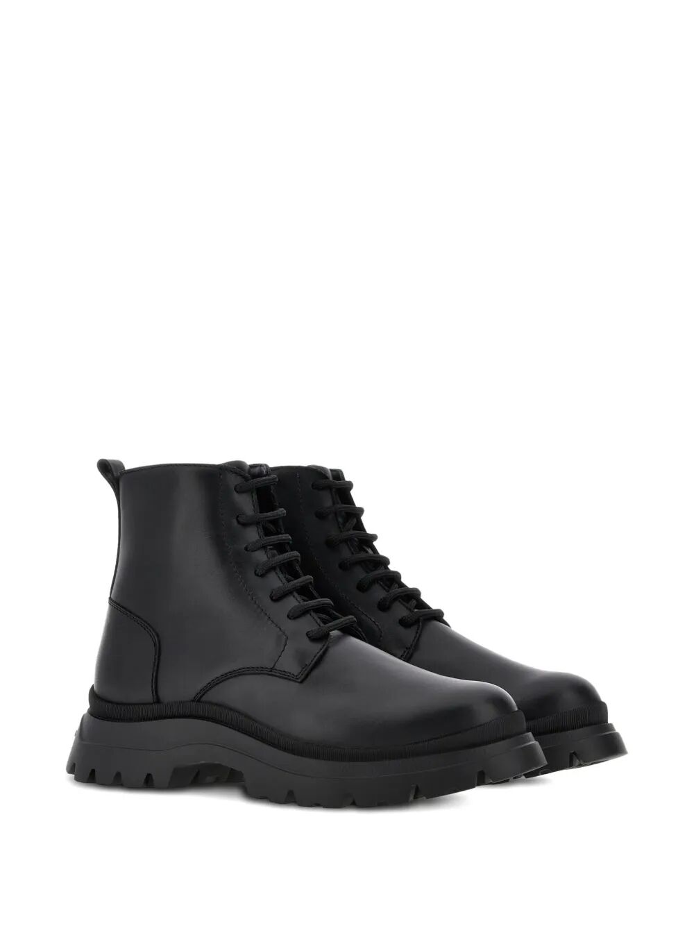 H692 LACE-UP LEATHER BOOTS WITH ZIP HXM6920FU60UDMB999 (HOGAN / ブーツ ) | HOGAN (ホーガン)(1)