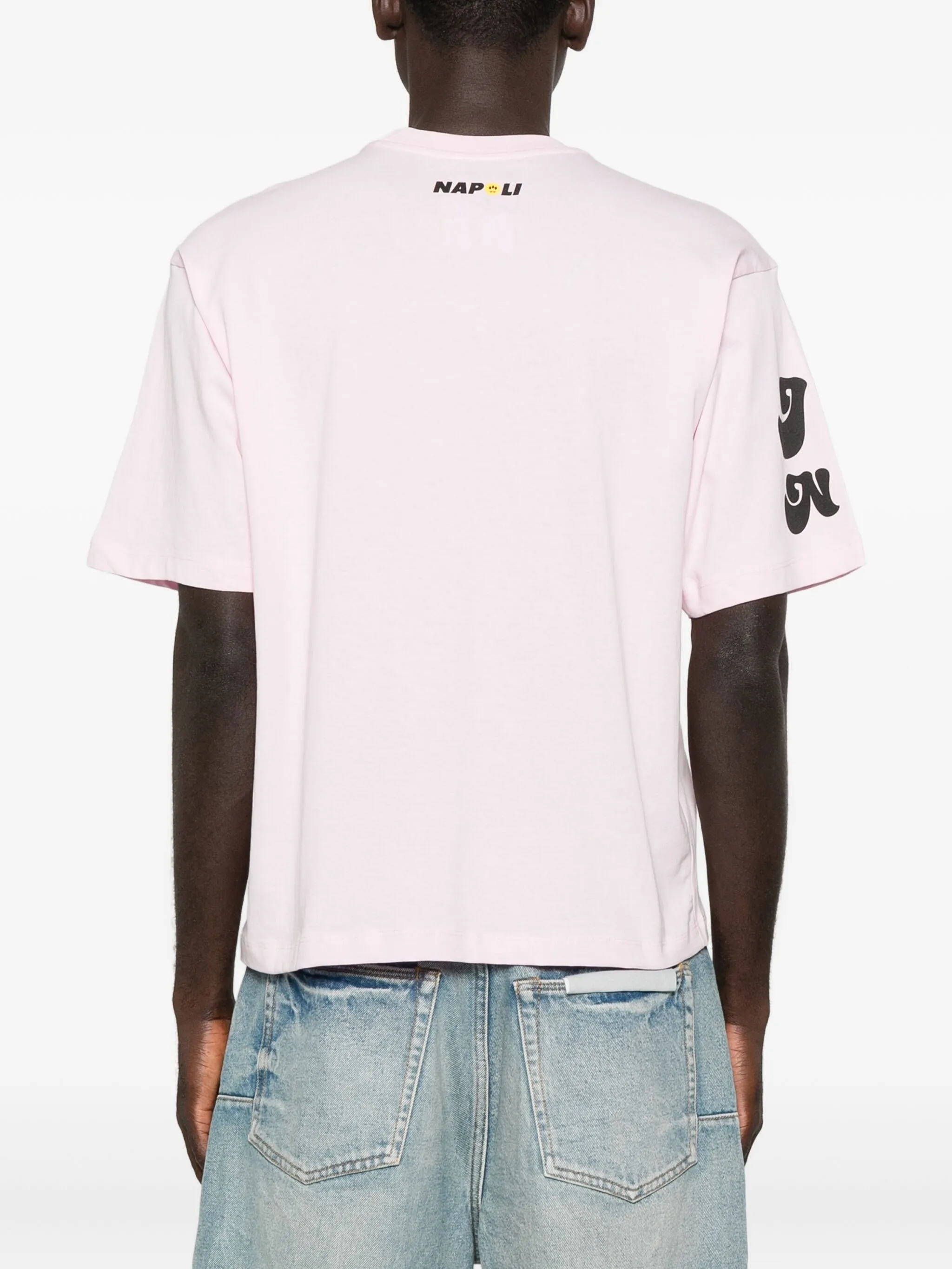 BARROW T-shirts and Polos Pink F5BWUATH079042 (BARROW / Tシャツ・カットソー ) | BARROW (バロウ)(2)