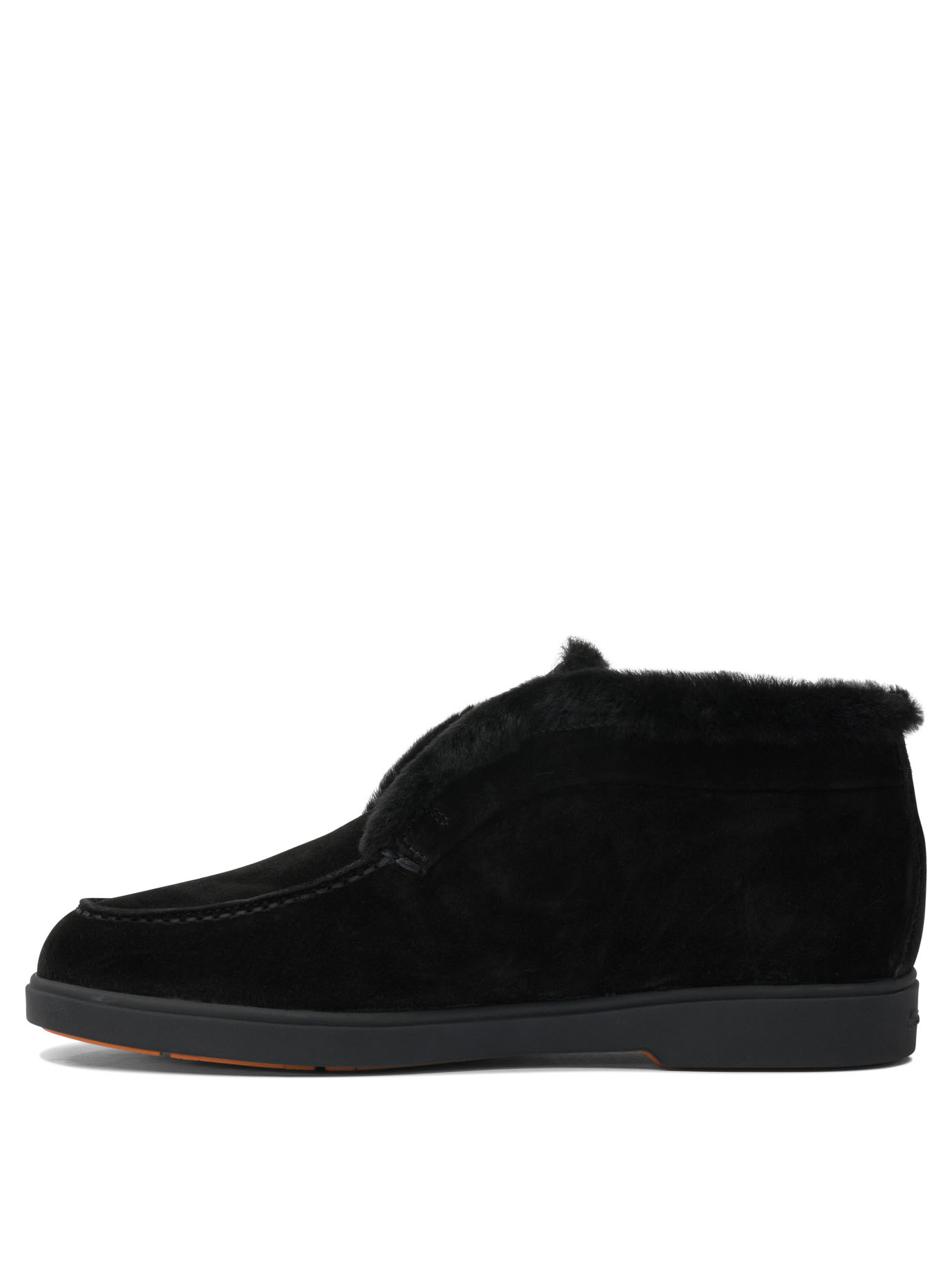"Desert" ankle boots with fur WUYA58457NERAPFRN01 (Santoni / ブーツ ) | Santoni (サントーニ)(2)