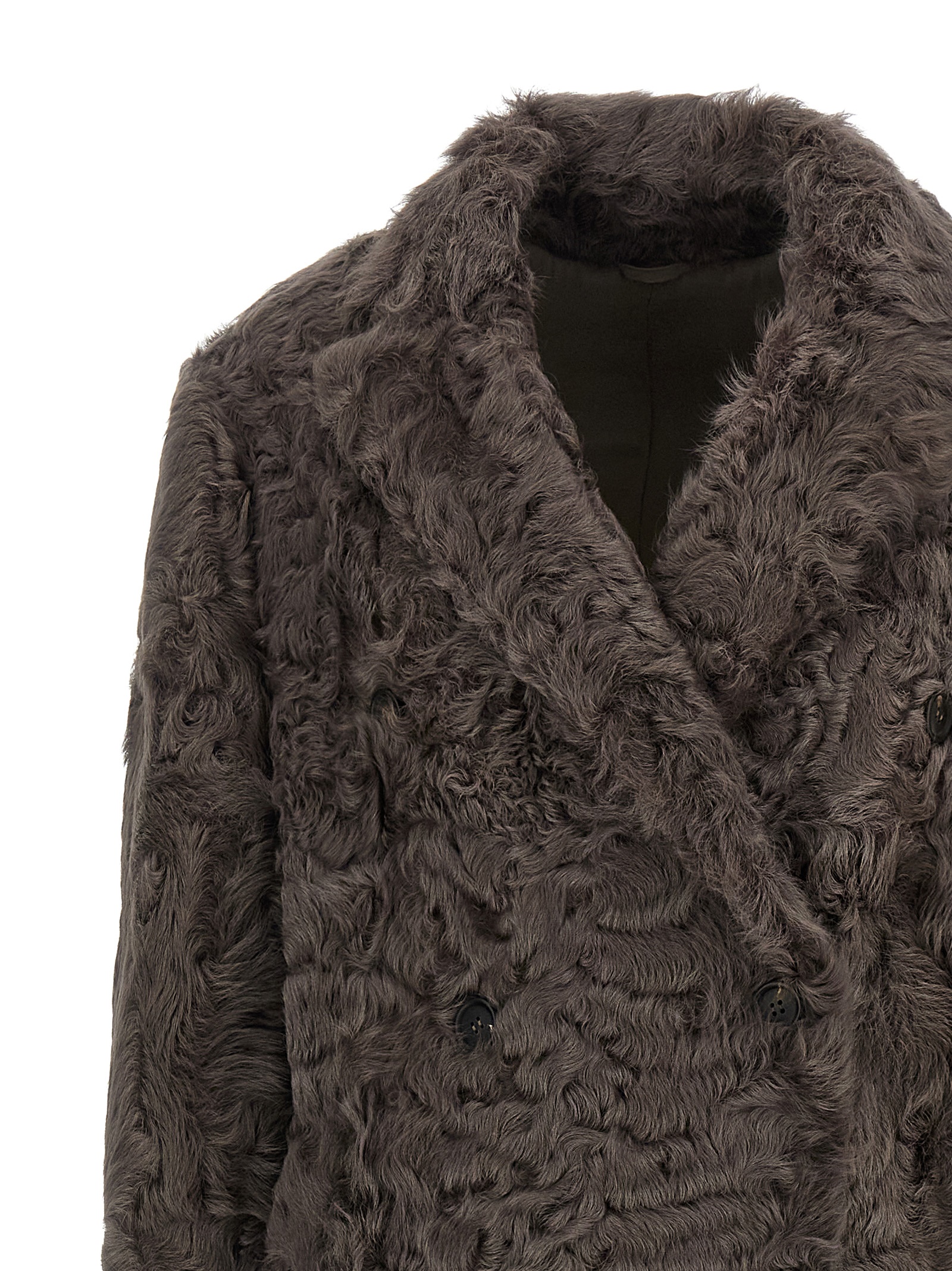 Wavy shearling coat MPCHK9898C4408 (Brunello Cucinelli / レザー&ファージャケット・コート ) | Brunello Cucinelli (ブルネロ・クチネリ)(2)