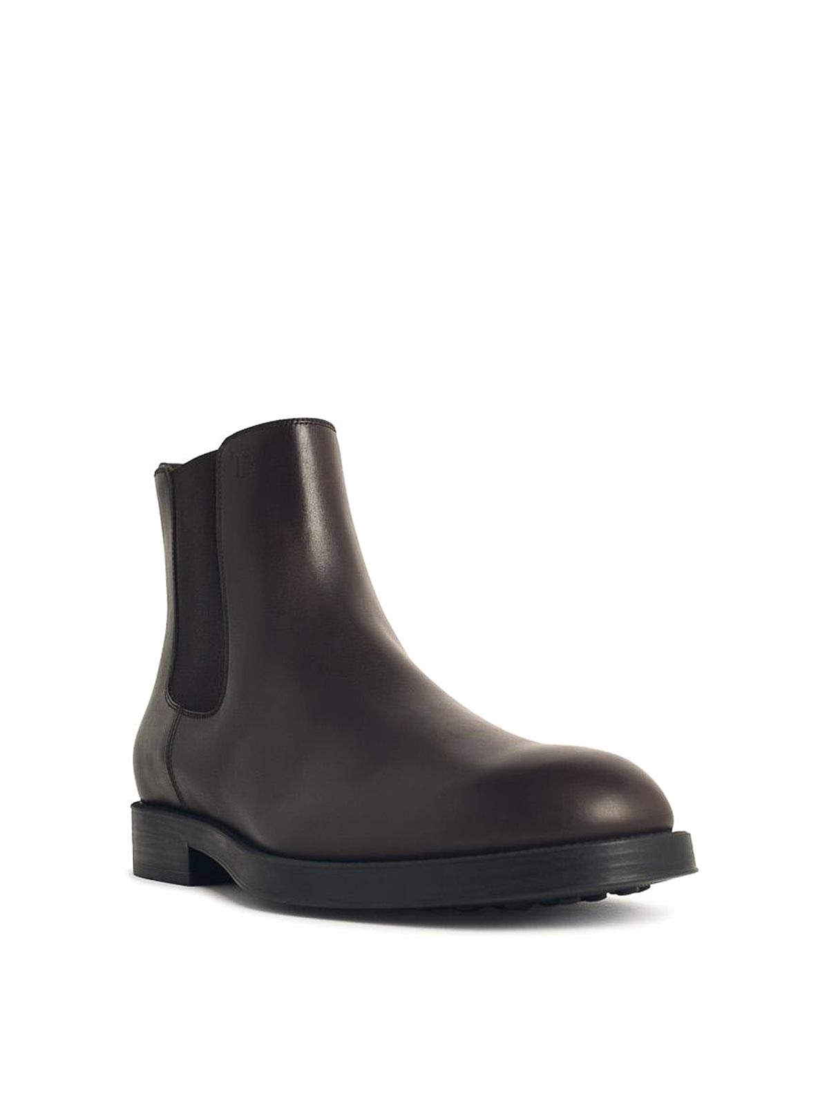 El Formale Brown Leather Ankle Boots XXM75L00P20D90S800 (Tod's / ブーツ ) | Tod's (トッズ)(1)