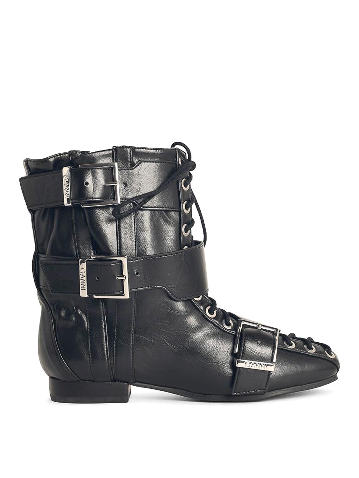 Black Synthetic Boots S3114099 (GANNI / ブーツ ) | GANNI (ガニー)