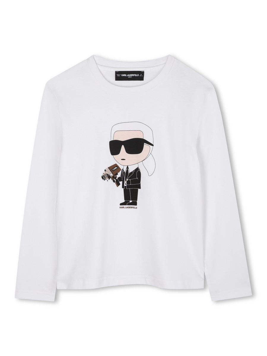 T-SHIRT WITH LOGO Z30953K10P (KARL LAGERFELD / Tシャツ・カットソー ) | KARL LAGERFELD (カール・ラガーフェルド)