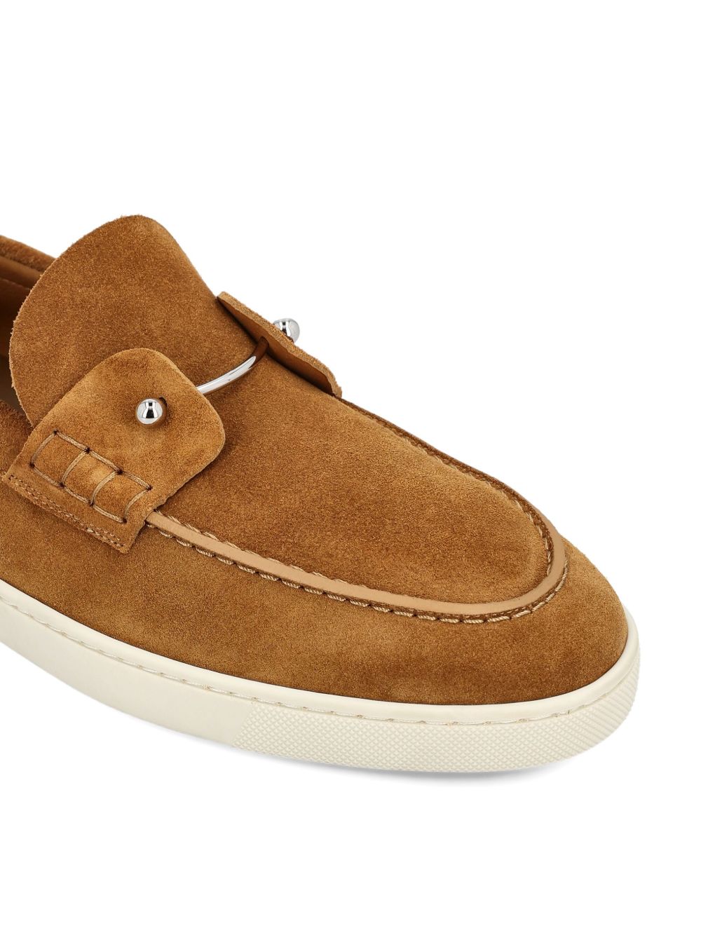 Christian Louboutin Flat shoes Leather Brown 3240184C958 (Christian Louboutin / ローファー ) | Christian Louboutin (クリスチャン ルブタン)(1)