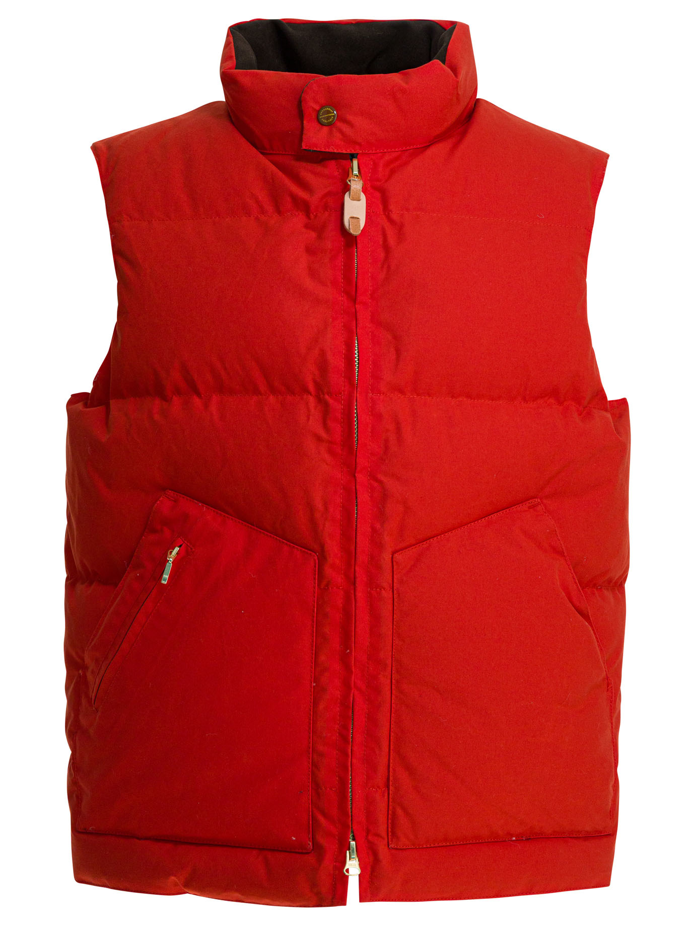 "Goose Down Vest" vest 7922DWORANGE (MANIFATTURA CECCARELLI / ベスト ) | MANIFATTURA CECCARELLI (マニファットゥーラ チェッカレッリ)