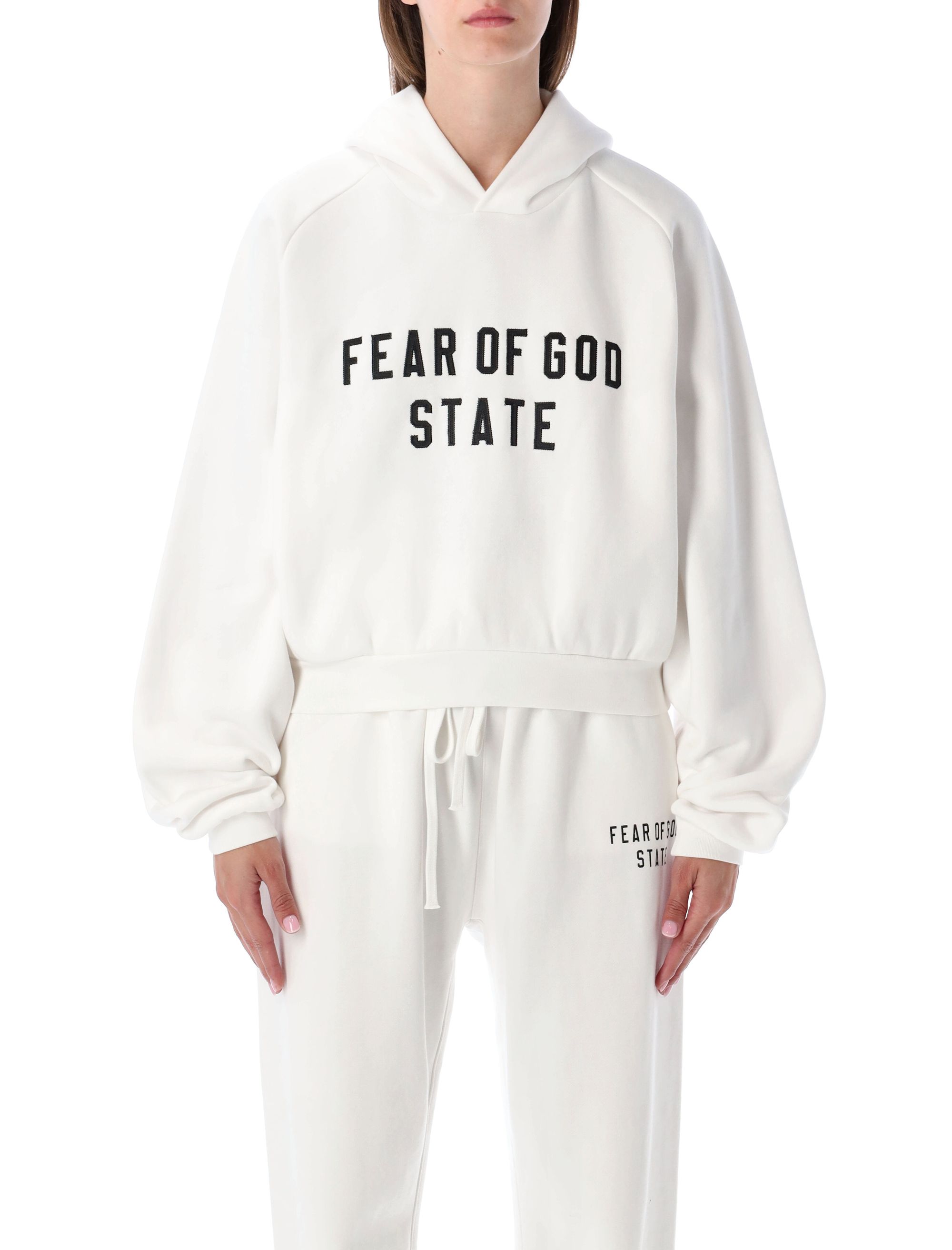 ESSENTIALS FEAR OF GOD Clothing.... White 192SP257824FWBW (ESSENTIALS / スウェット・フーディー ) | ESSENTIALS (エッセンシャルズ)