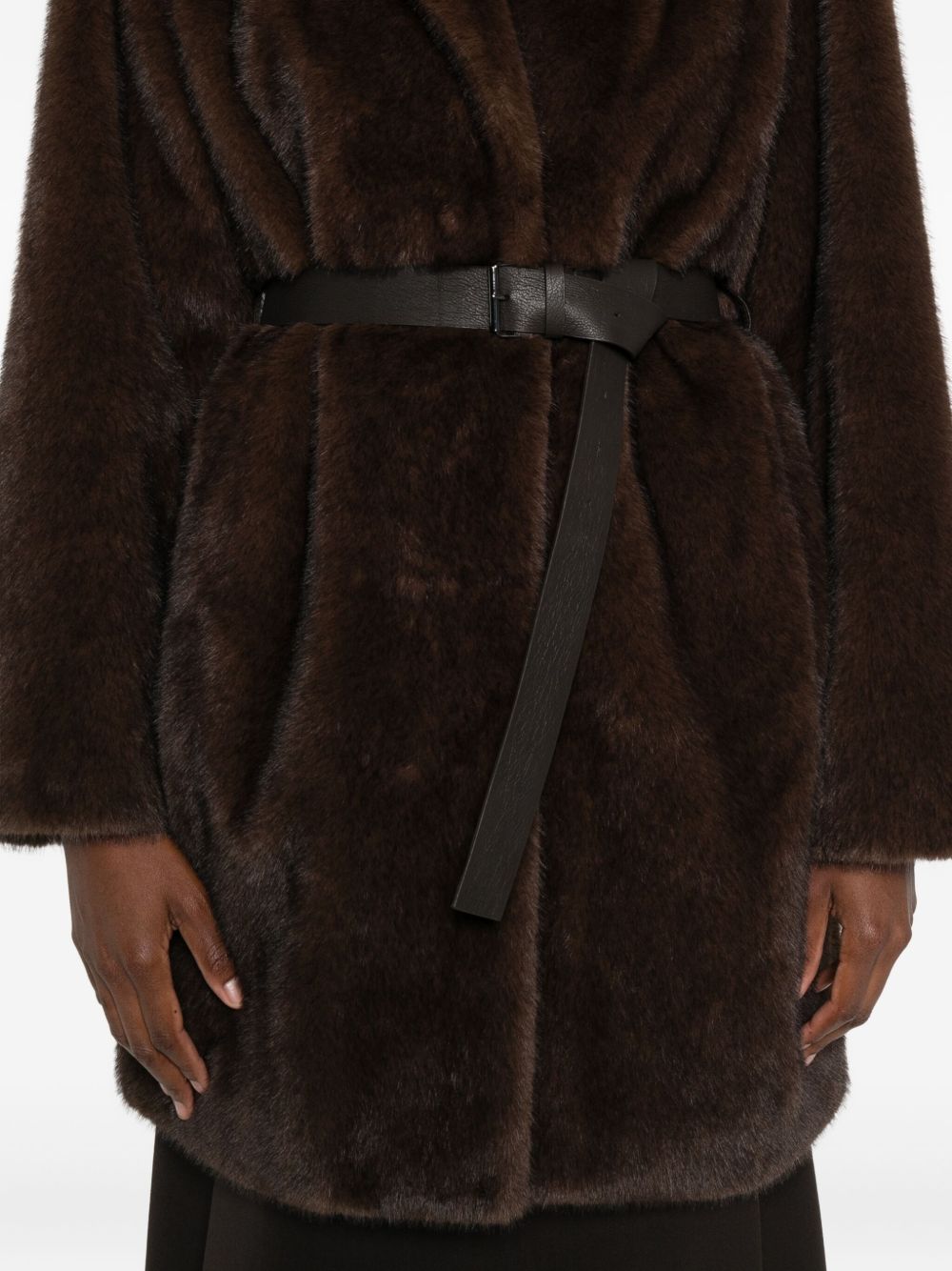 Parosh Coats Brown D431730PULSE808 (P.A.R.O.S.H. / レザー&ファージャケット・コート ) | P.A.R.O.S.H. (パロッシュ)(1)