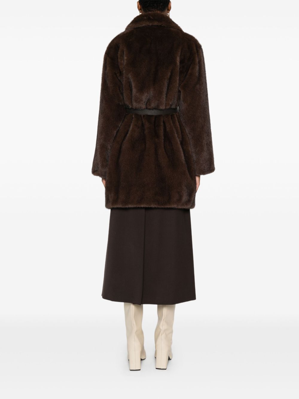 Parosh Coats Brown D431730PULSE808 (P.A.R.O.S.H. / レザー&ファージャケット・コート ) | P.A.R.O.S.H. (パロッシュ)(3)