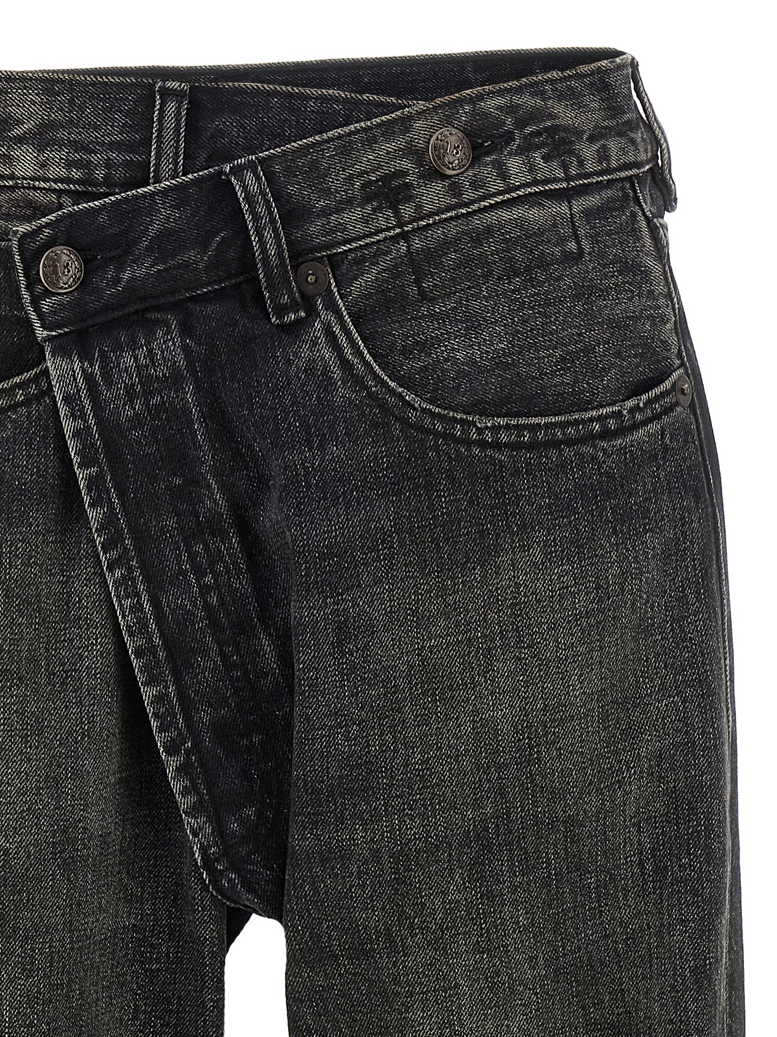 'Crossover' jeans R13W2048D352AASHBURYBLACK (R13 / ジーンズ ) | R13 (アールサーティーン)(2)