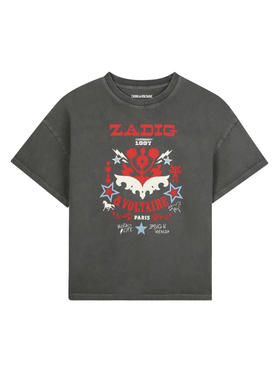 T-SHIRT WITH LOGO X60462K09B (ZADIG & VOLTAIRE / Tシャツ・カットソー ) | ZADIG & VOLTAIRE (ザディグ エ ヴォルテール)
