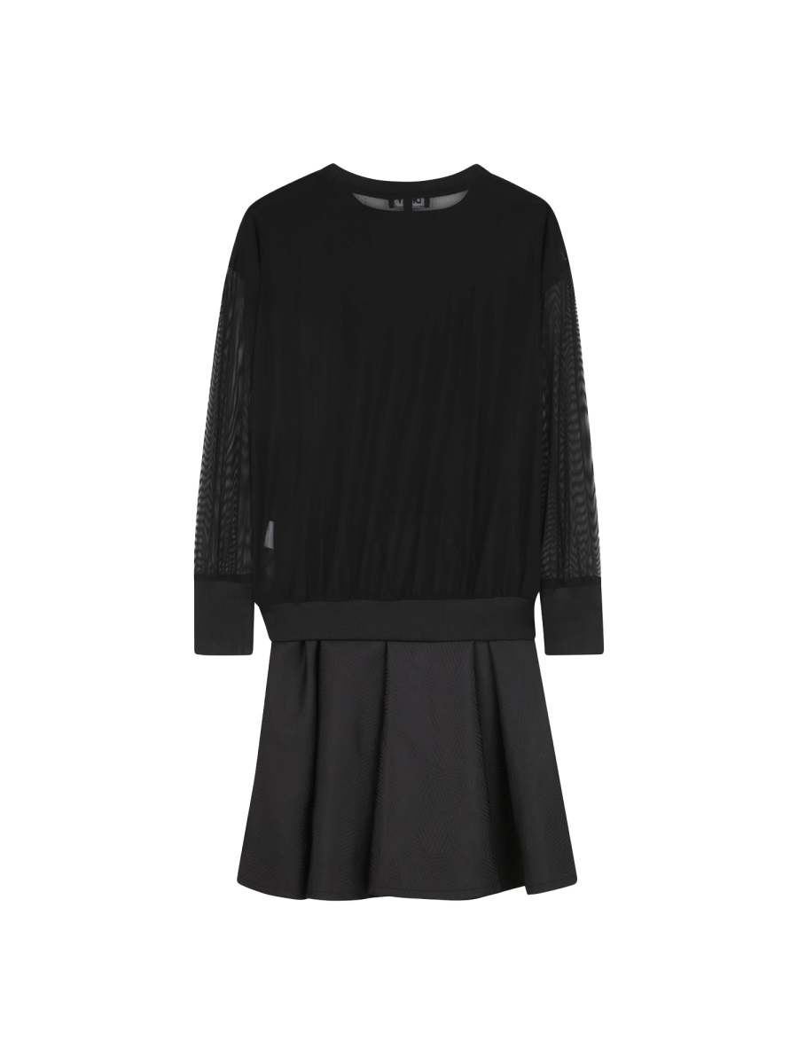 2-IN-1 DRESS WITH LOGO D62396K09B (DKNY / ワンピース・ドレス・オールインワン ) | DKNY (ディーケーエヌワイ)(2)