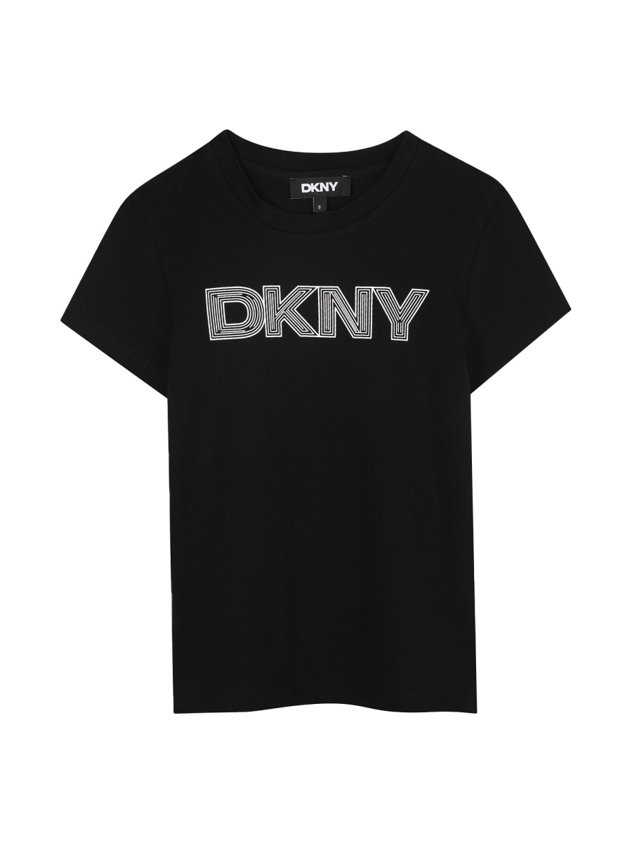 T-SHIRT WITH LOGO D62405K09B (DKNY / Tシャツ・カットソー ) | DKNY (ディーケーエヌワイ)
