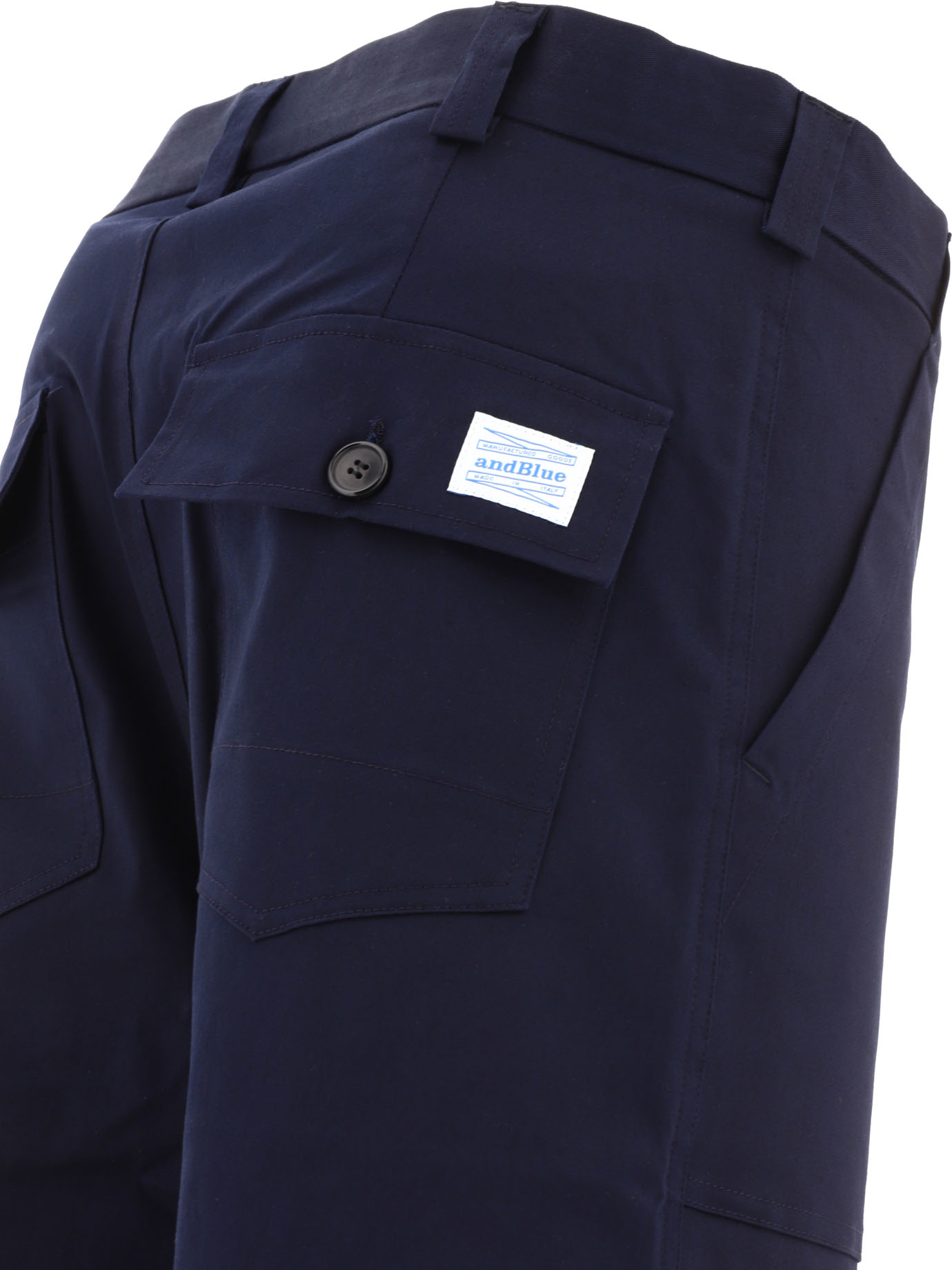 "Hammer" trousers HAMMERBUSHBLU (andBlue / パンツ ) | andBlue (アンドブルー)(3)