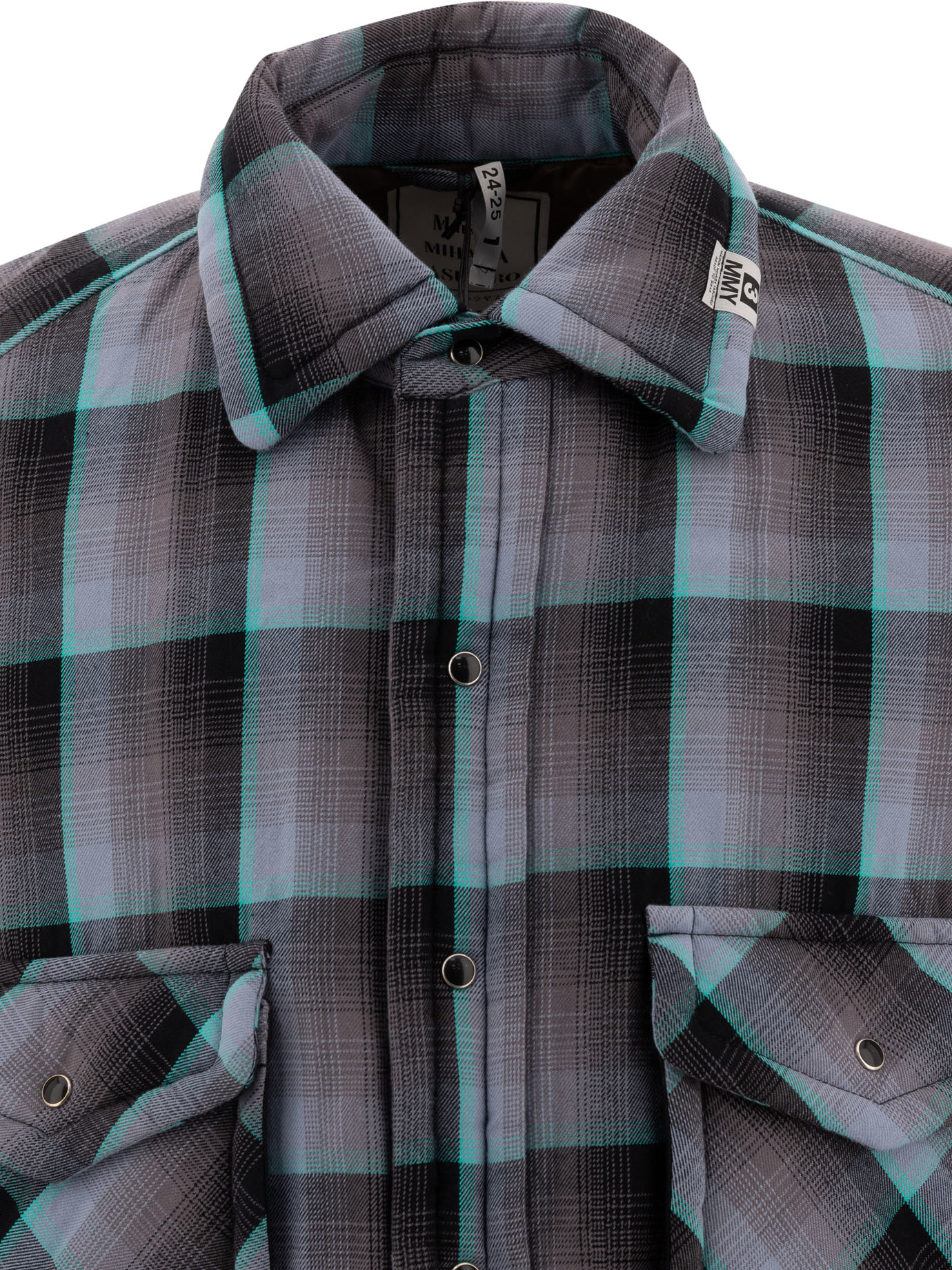 Padded check overshirt A13SH084BLUE (Maison Mihara Yasuhiro / カジュアルジャケット ) | Maison Mihara Yasuhiro (メゾン ミハラ ヤスヒロ)(2)