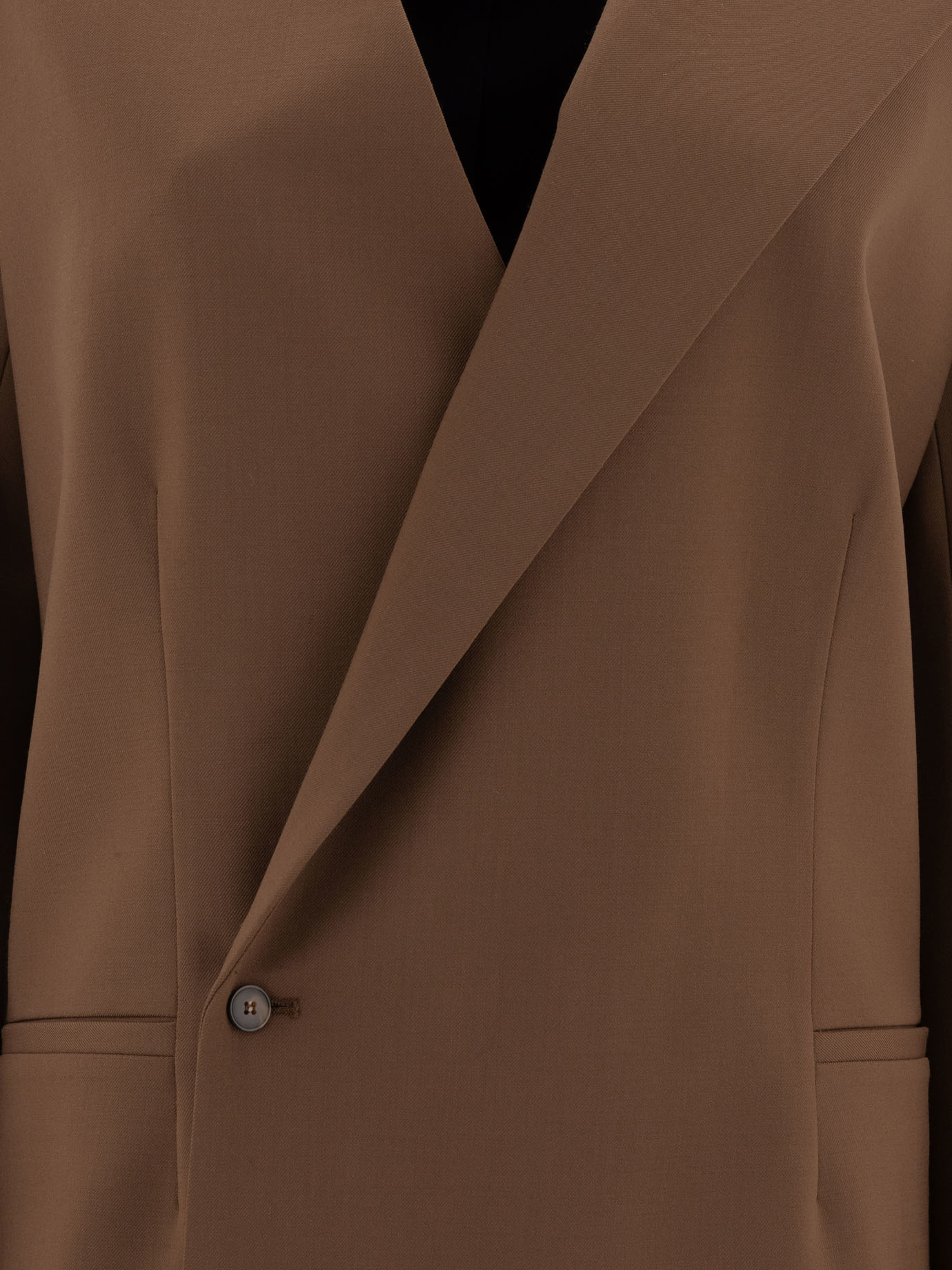 Asymmetrical wool twill blazer NODOWOOD (LOULOU STUDIO / ブレザー・ジャケット ) | LOULOU STUDIO (ルルスタジオ)(2)