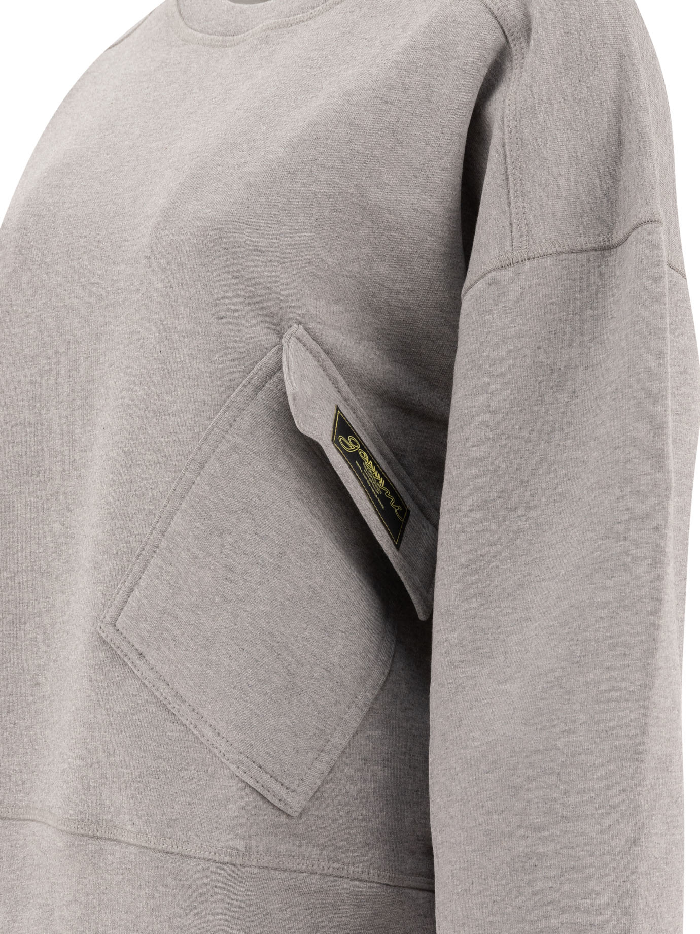 Sweatshirt with asymmetrical pockets T4141921 (GANNI / スウェット・フーディー ) | GANNI (ガニー)(3)