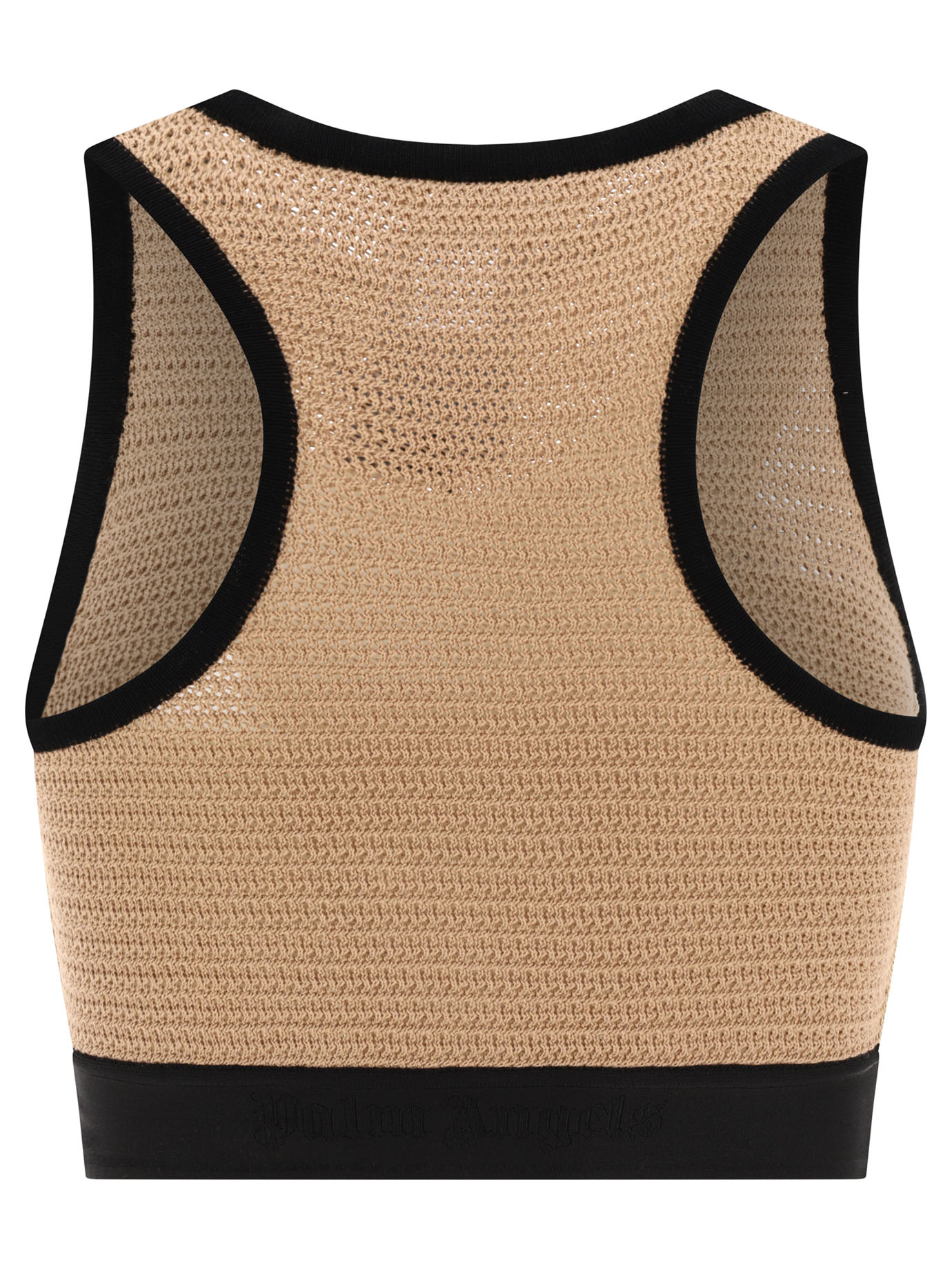 "Logo Tape" knit top PWHT001S24KNI0016410 (Palm Angels / タンクトップ・キャミソール ) | Palm Angels (パームエンジェルス)(1)