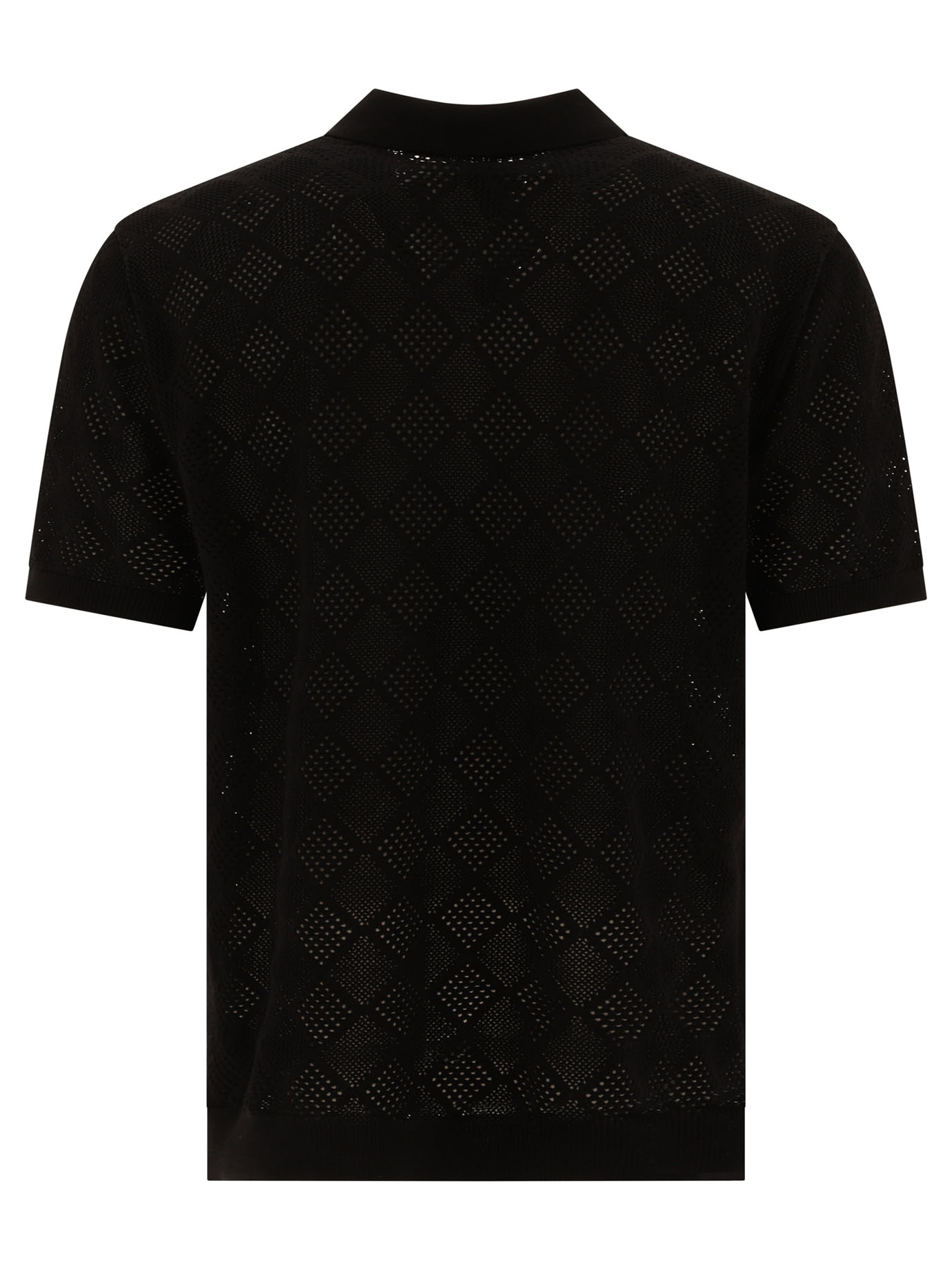 Zip knit mesh polo shirt 3802003515619 (BEAMS+ / ニット・セーター・カーディガン ) | BEAMS+ (ビームスプラス)(1)