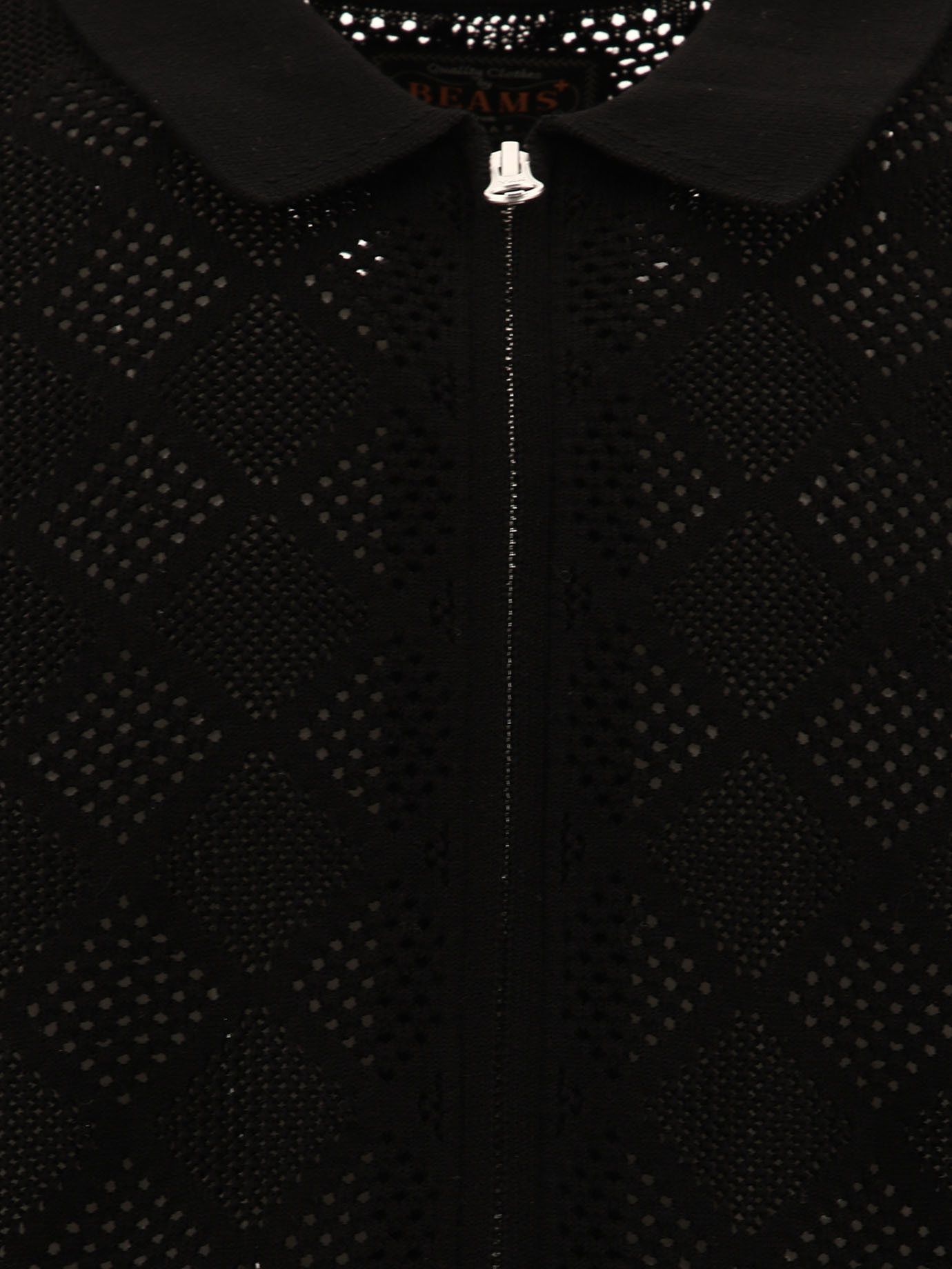 Zip knit mesh polo shirt 3802003515619 (BEAMS+ / ニット・セーター・カーディガン ) | BEAMS+ (ビームスプラス)(2)