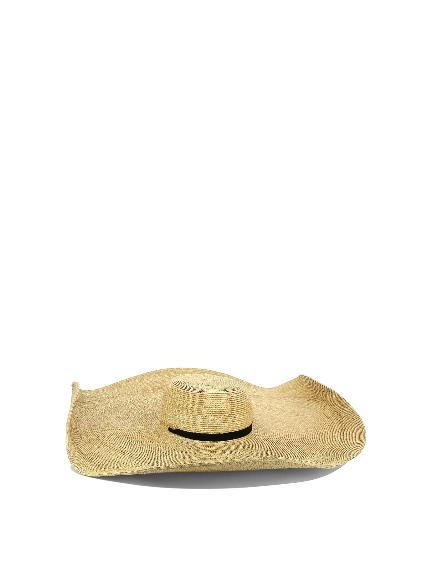 "Rossella" straw hat ROSSELLANero (montegallo / 帽子 ) | montegallo (モテガッロ)(1)