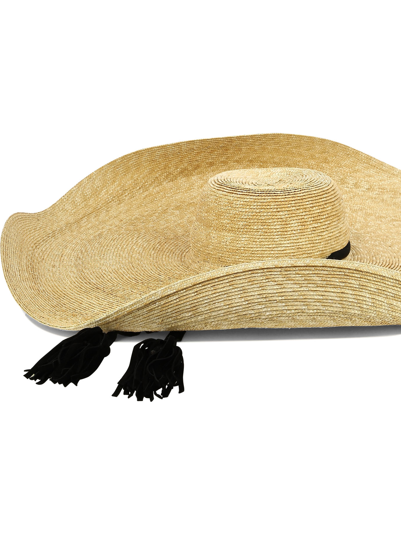 "Rossella" straw hat ROSSELLANero (montegallo / 帽子 ) | montegallo (モテガッロ)(3)
