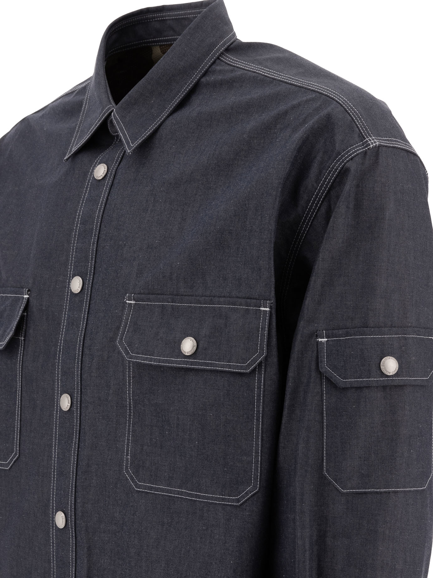 Denim overshirt HNB004W24NAVY (Comme Des Garçons Homme / シャツ・ブラウス ) | Comme Des Garçons Homme (コムデギャルソン オム)(3)