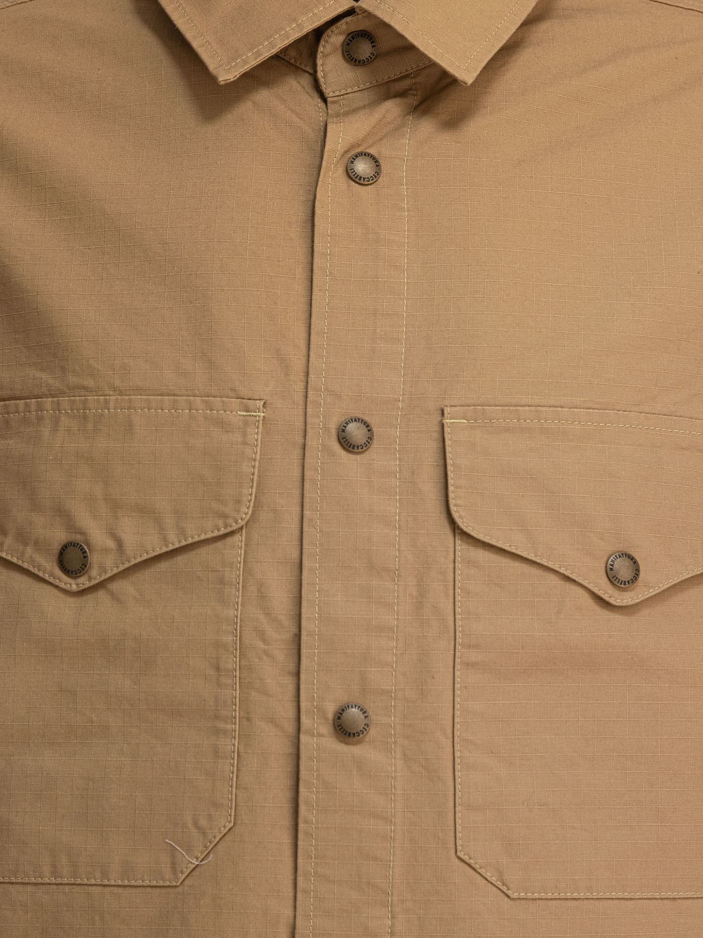 "Country" overshirt jacket 6035DRCAMEL (MANIFATTURA CECCARELLI / カジュアルジャケット ) | MANIFATTURA CECCARELLI (マニファットゥーラ チェッカレッリ)(2)