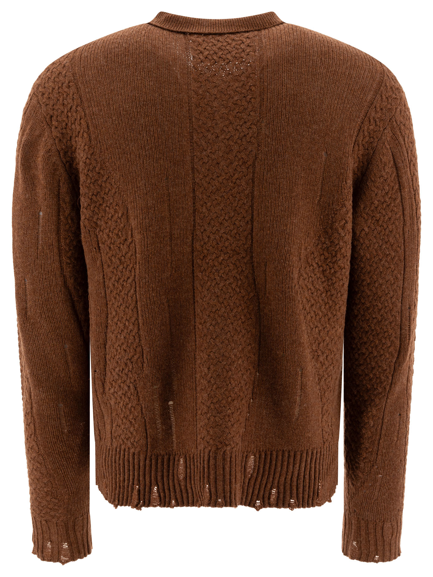 "Broke" cardigan W2000104BROWN (Stockholm (surfboard) Club / ニット・セーター・カーディガン ) | Stockholm (surfboard) Club (ストックホルム サーフボード クラブ)(1)