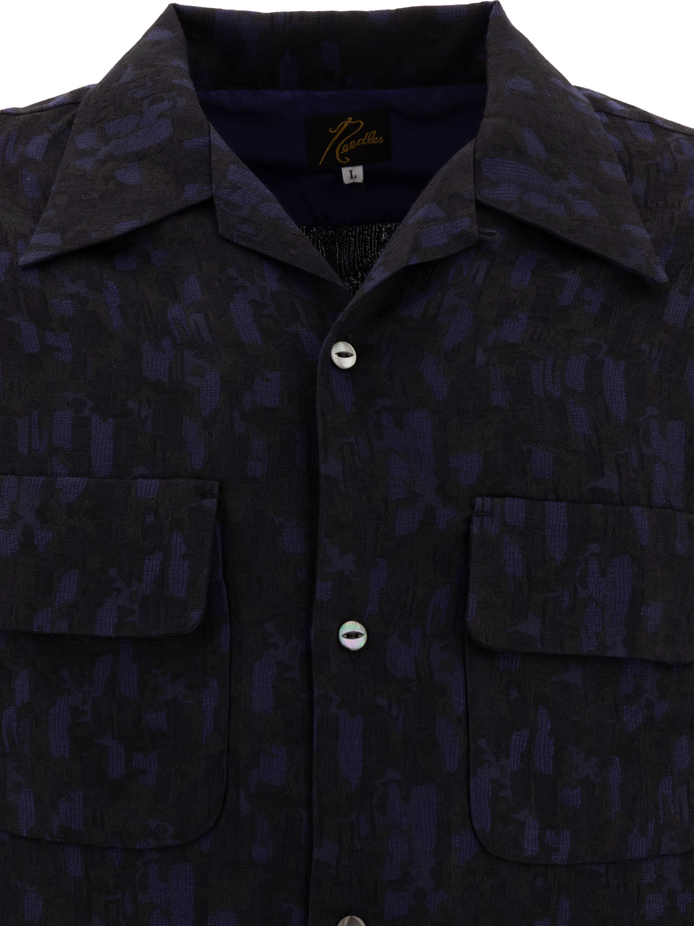 "Abstract Jacquard" shirt PU162BNAVY (Needles / シャツ・ブラウス ) | Needles (ニードルズ)(2)