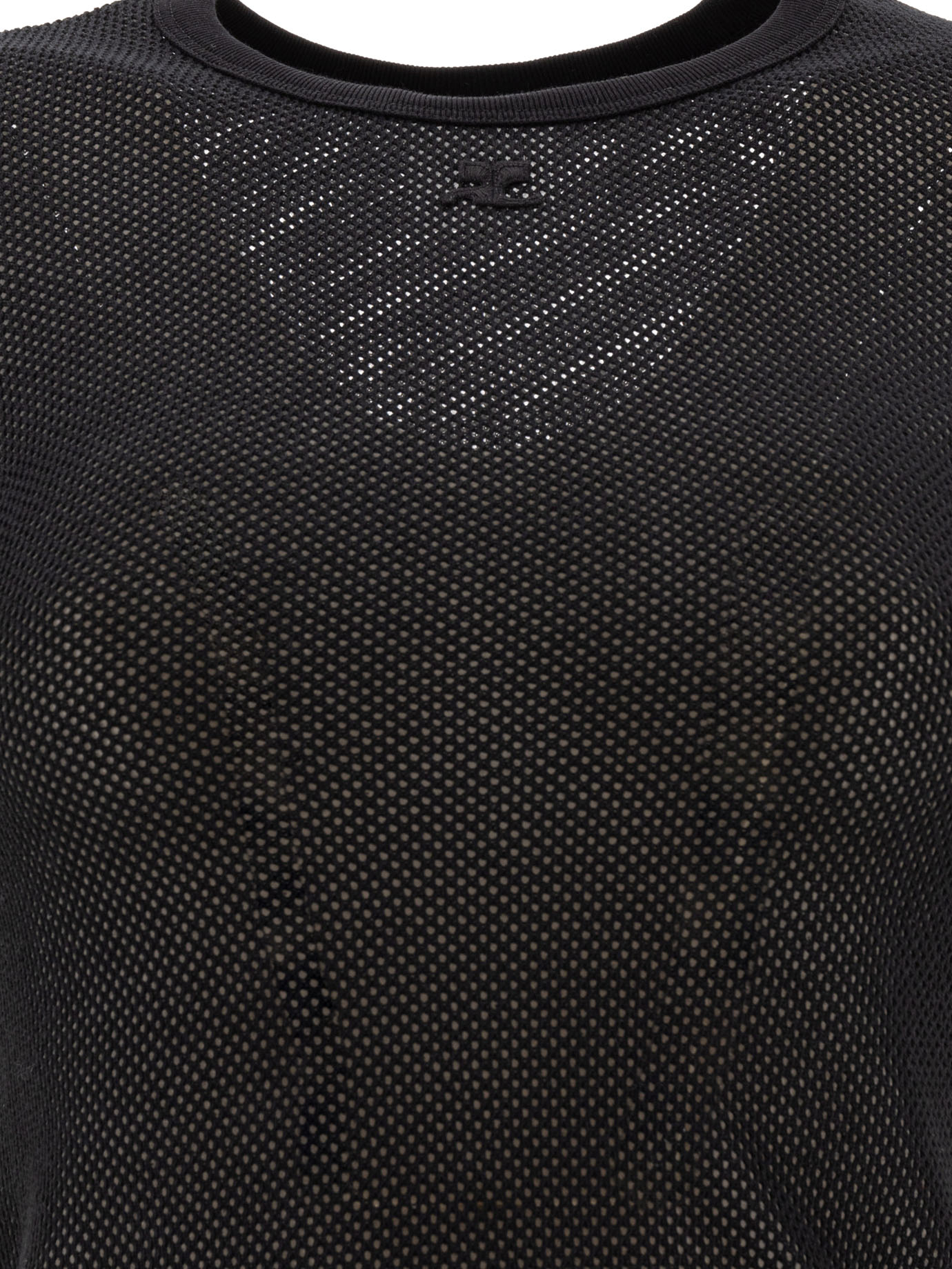 Crew-neck t-shirt with logo 125JTS017JS00699999 (Courrèges / Tシャツ・カットソー ) | Courrèges (クレージュ)(2)