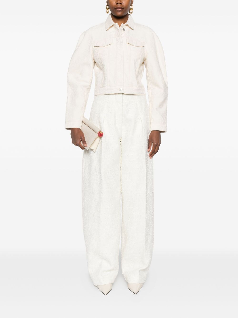 JACQUEMUS Coats White JAW00112AD00045110 (JACQUEMUS / カジュアルジャケット ) | JACQUEMUS (ジャックムス)(2)