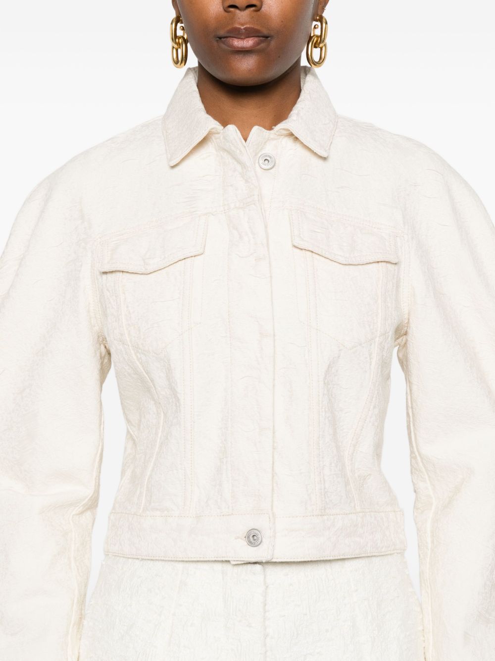 JACQUEMUS Coats White JAW00112AD00045110 (JACQUEMUS / カジュアルジャケット ) | JACQUEMUS (ジャックムス)(3)