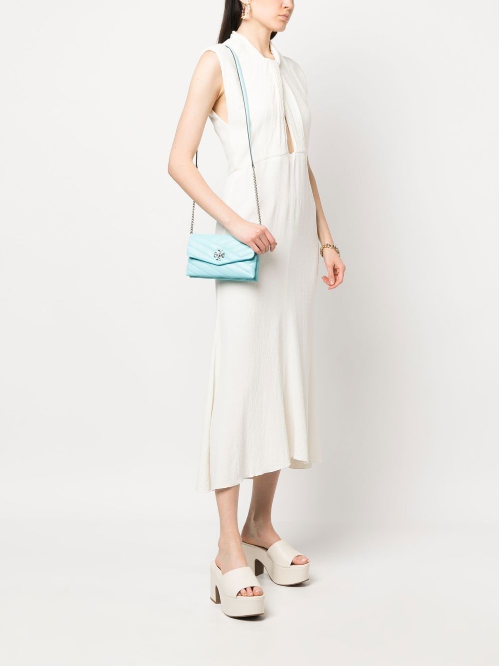 Tory Burch Bags.. Clear Blue 90343KIRA400 (TORY BURCH / ハンドバッグ・ショルダーバッグ ) | TORY BURCH (トリーバーチ)(1)