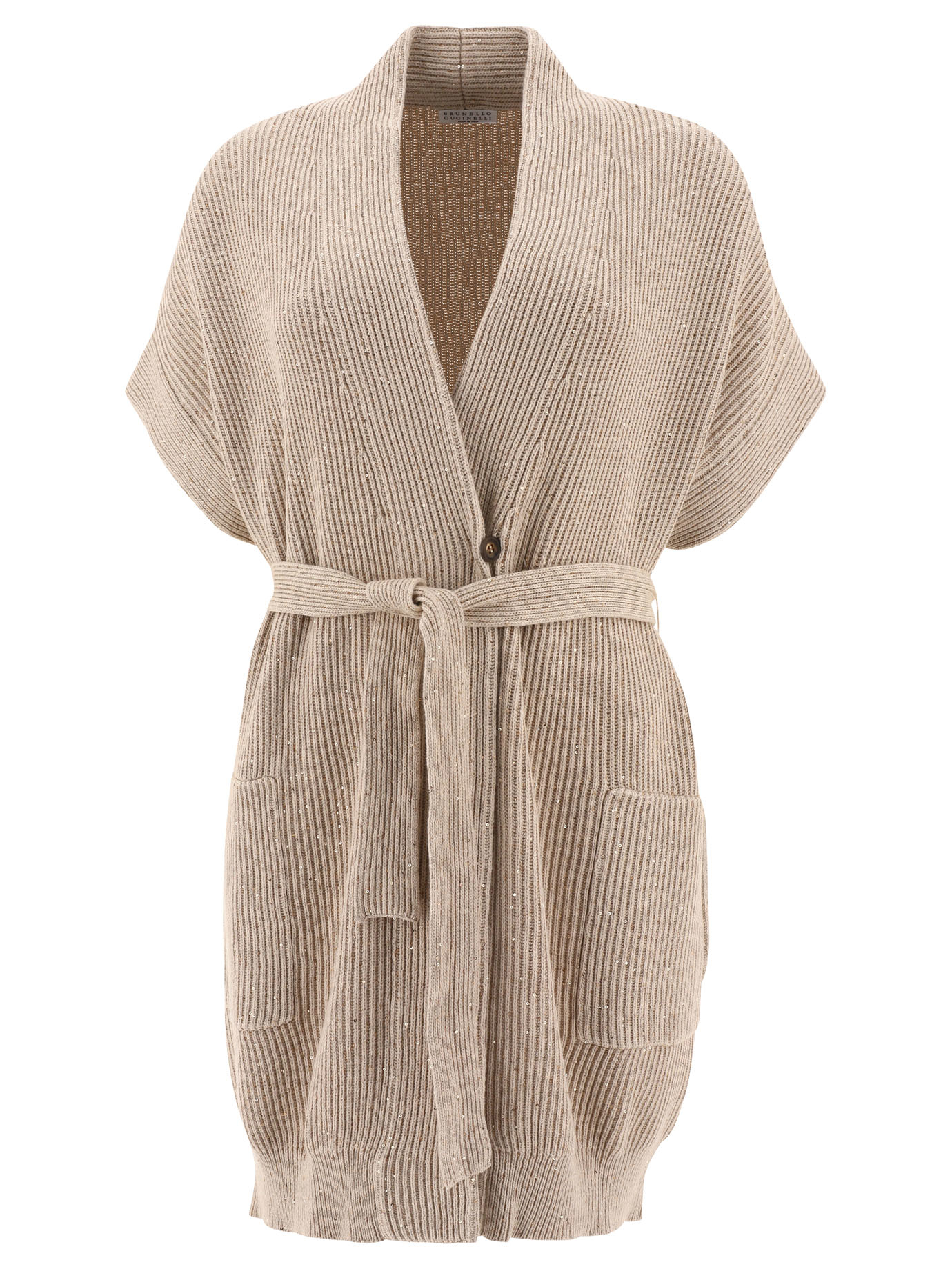 "Diamante" ribbed cardigan MDV754606C059 (Brunello Cucinelli / ニット・セーター・カーディガン ) | Brunello Cucinelli (ブルネロ・クチネリ)