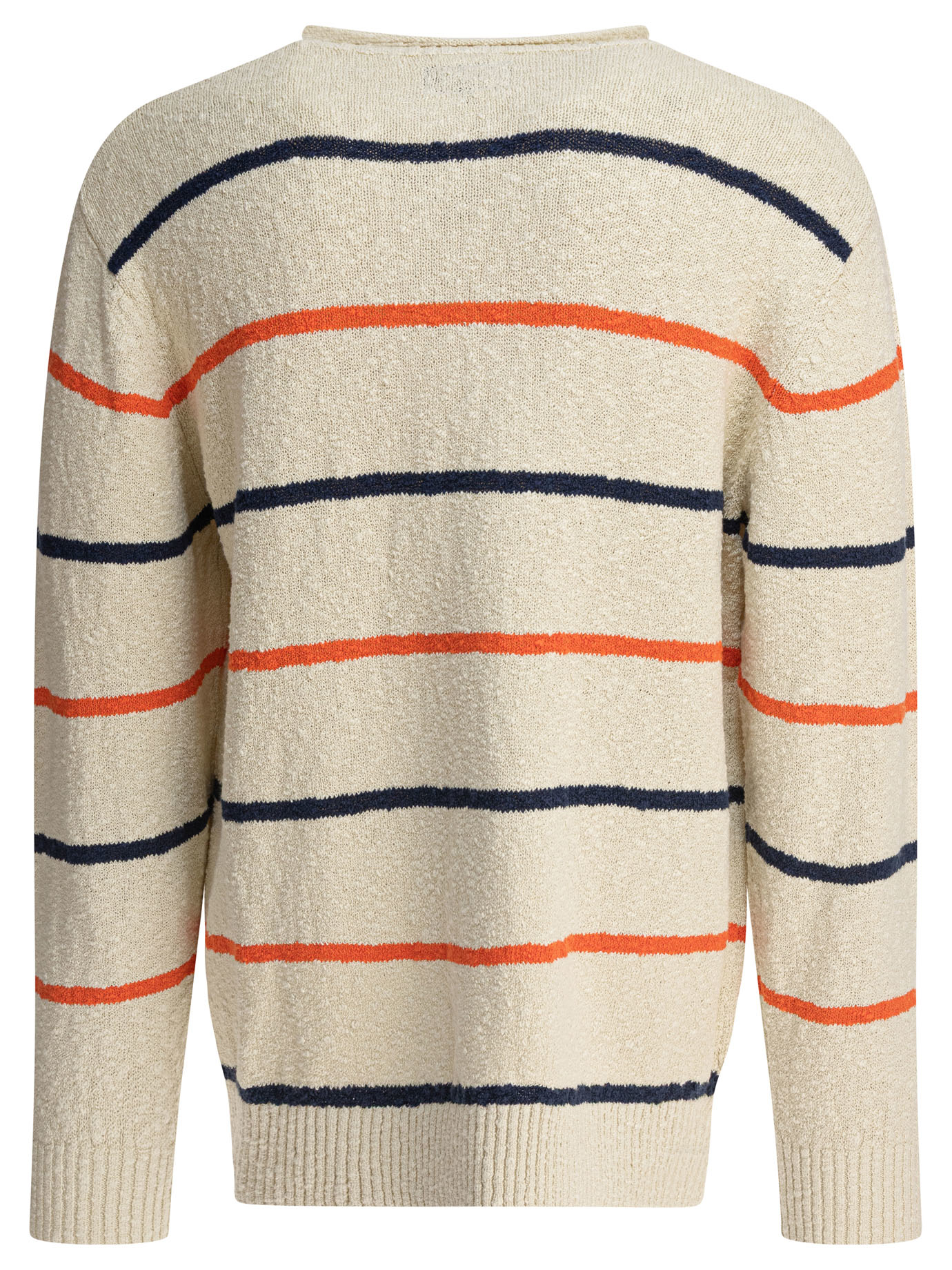 Striped crewneck sweater 3815022515601 (BEAMS+ / ニット・セーター・カーディガン ) | BEAMS+ (ビームスプラス)(1)