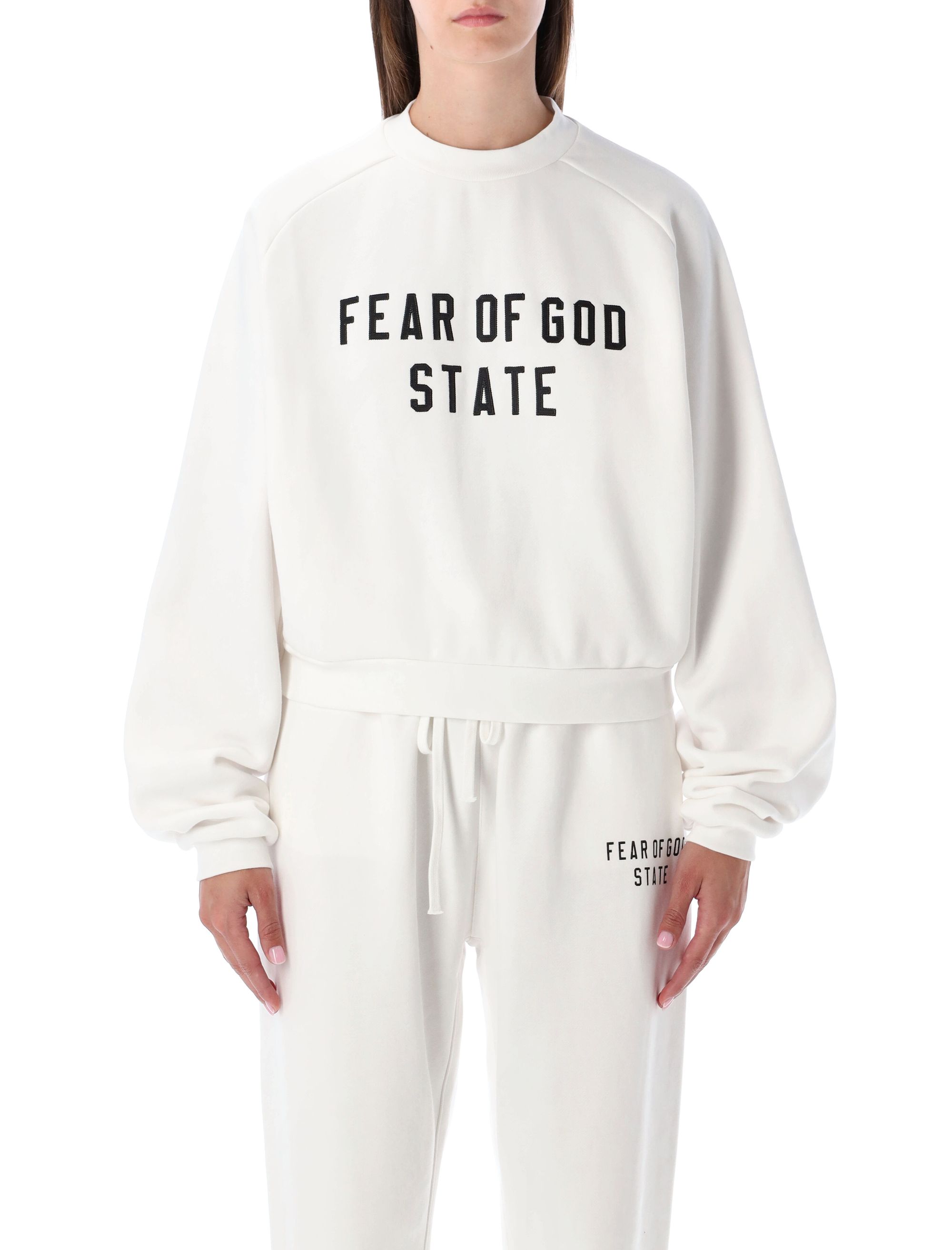 ESSENTIALS FEAR OF GOD Clothing.... White 192SP257834FWBW (ESSENTIALS / スウェット・フーディー ) | ESSENTIALS (エッセンシャルズ)