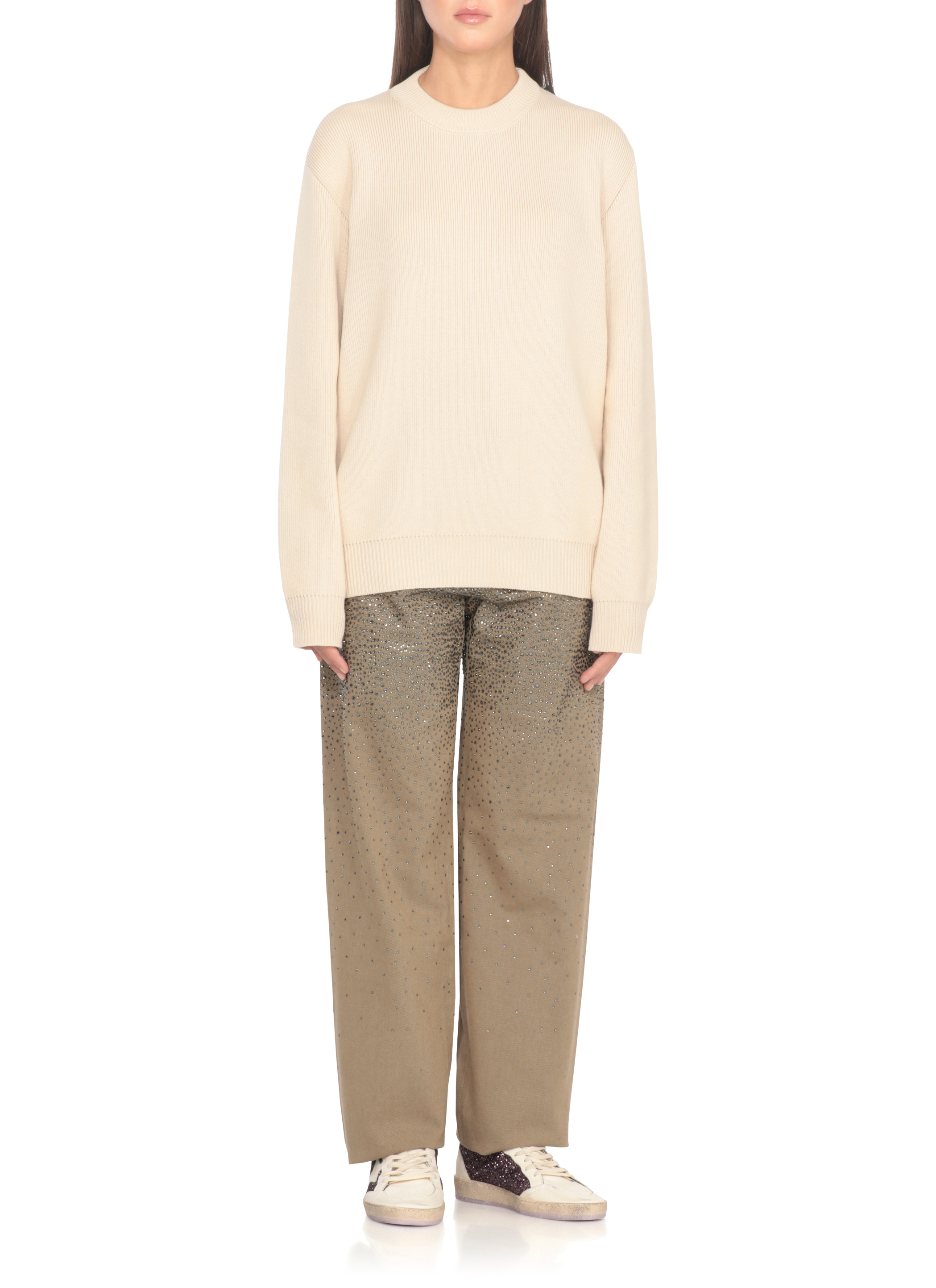 Golden Goose Sweaters Beige GWP00951P00197255550GOLDENWS (Golden Goose / ニット・セーター・カーディガン ) | Golden Goose (ゴールデングース)(2)