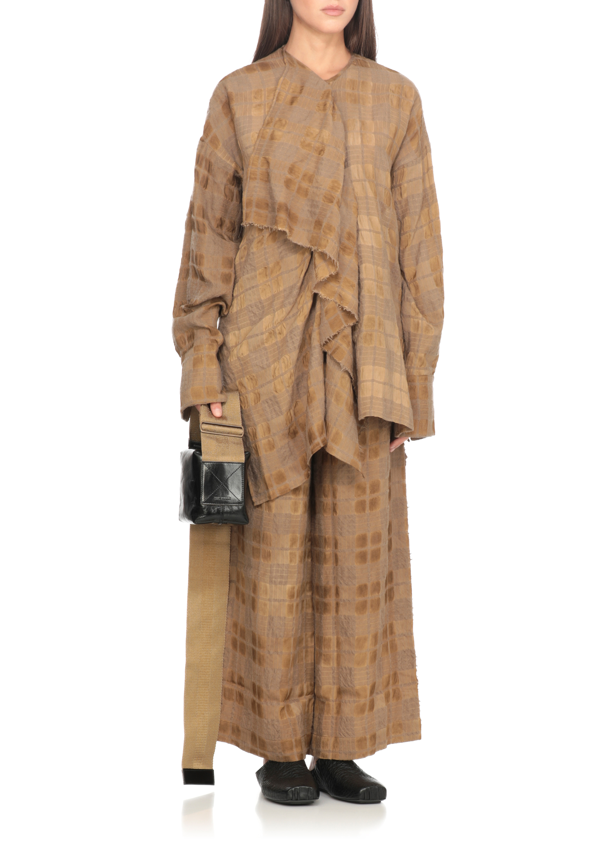 Uma Wang Shirts Beige UP1007UW240MUSTARD (UMA WANG / シャツ・ブラウス ) | UMA WANG (ユマ ワン)(1)