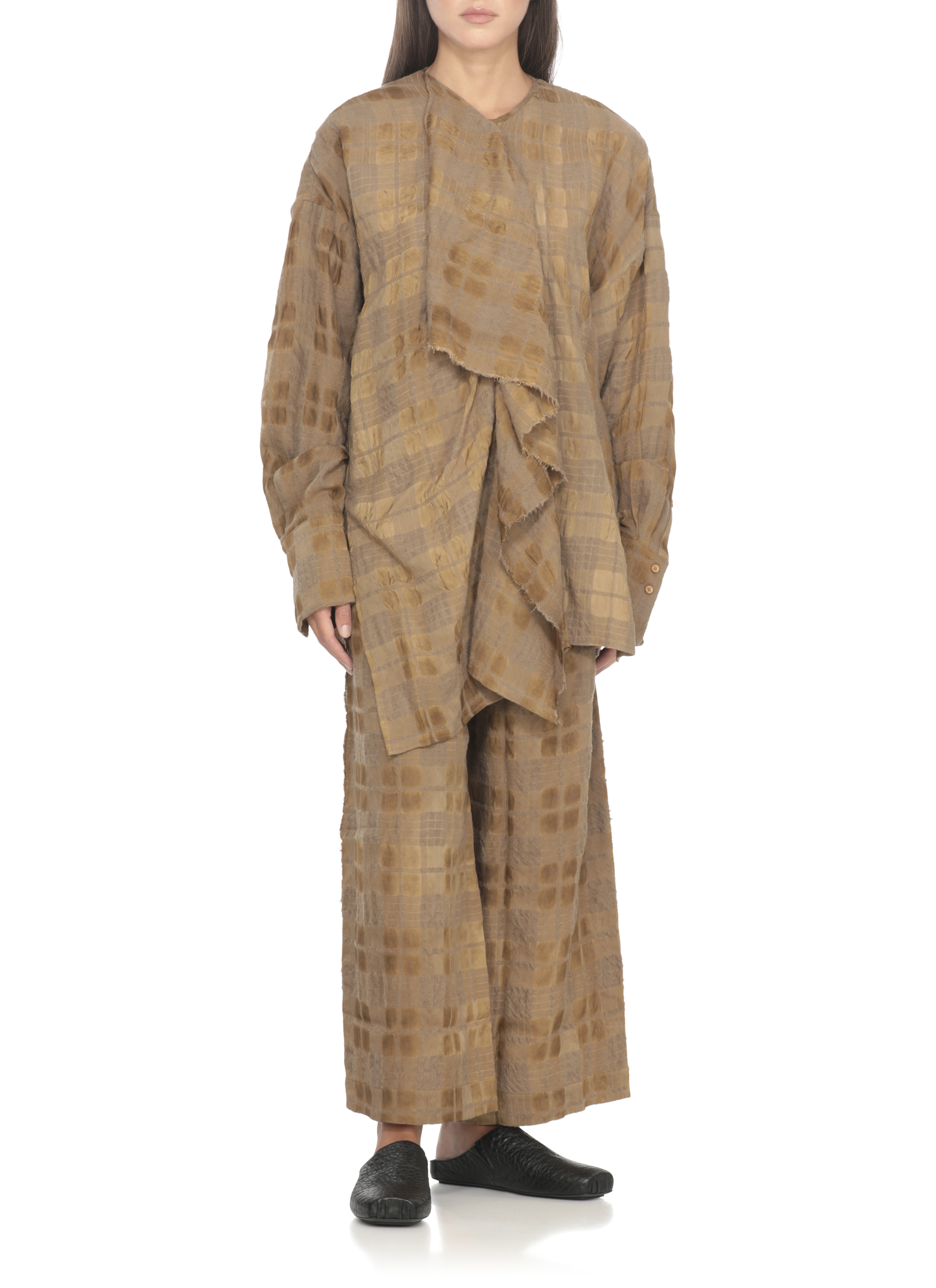 Uma Wang Shirts Beige UP1007UW240MUSTARD (UMA WANG / シャツ・ブラウス ) | UMA WANG (ユマ ワン)(2)