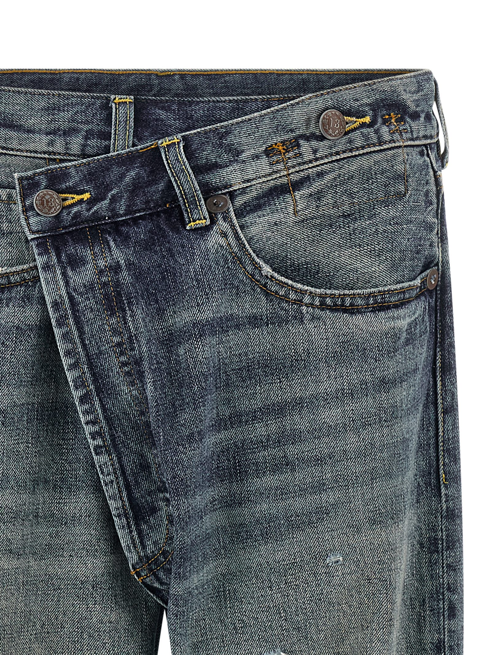 'Crossover' jeans R13W2048D344CLEOBLUE (R13 / ジーンズ ) | R13 (アールサーティーン)(2)